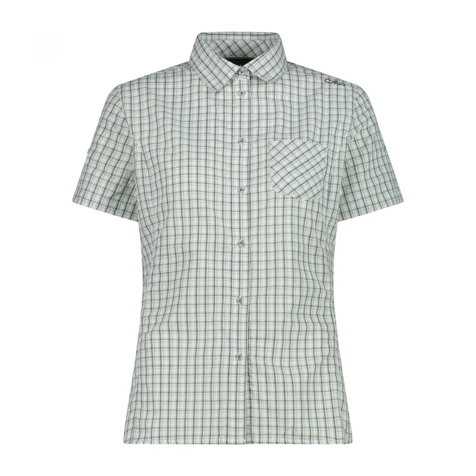 cmp-rahmsy-camicia-donna-maniche-corte-a-quadri-upf30 image 1