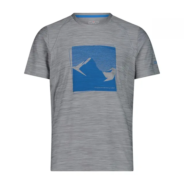 cmp-t-shirt-uomo-elasticizzata-jersey-melange image 1