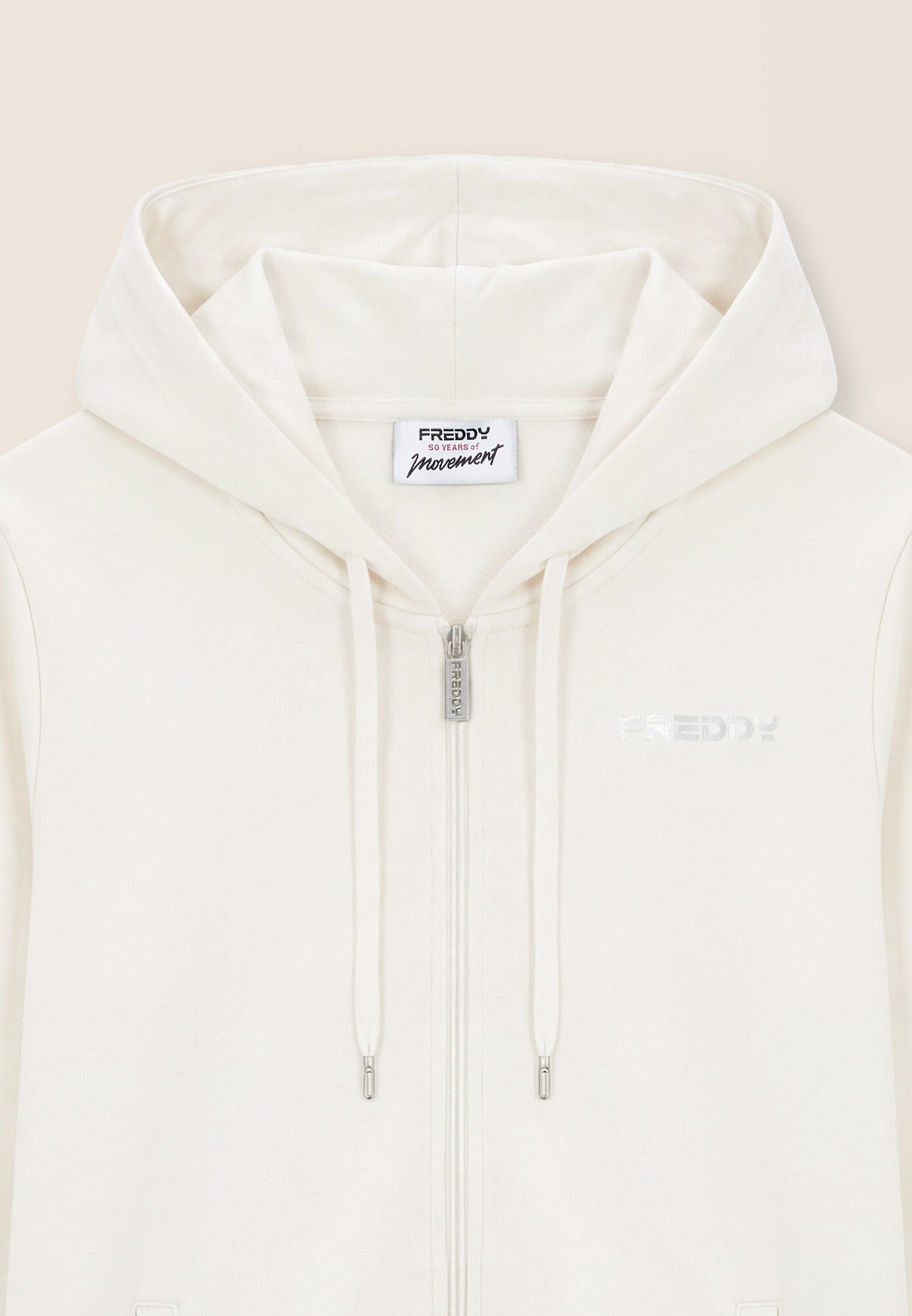 freddy-felpa-con-cappuccio-e-zip-con-finiture-elastiche-logate image 6