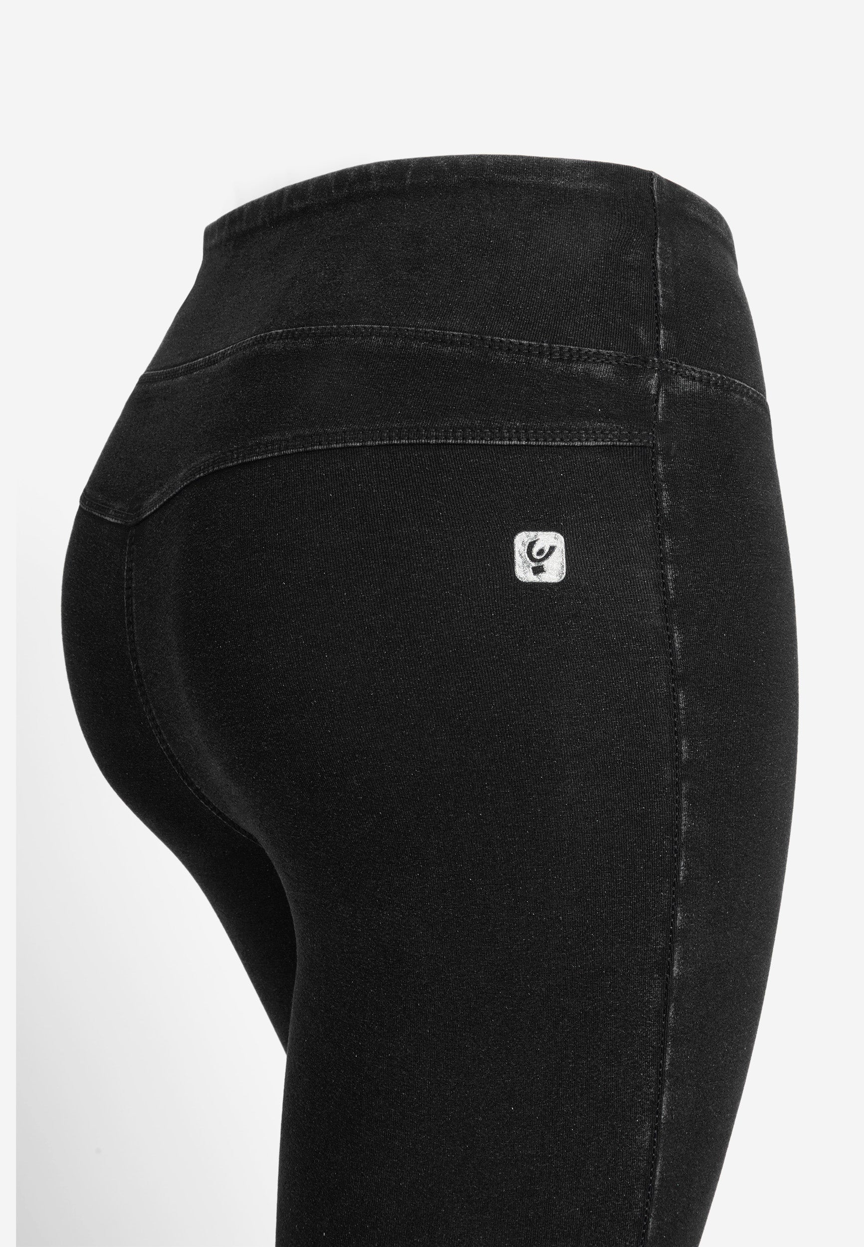 freddy-leggings-n-o-w-vita-media-jersey-effetto-denim-sostenibile image 8