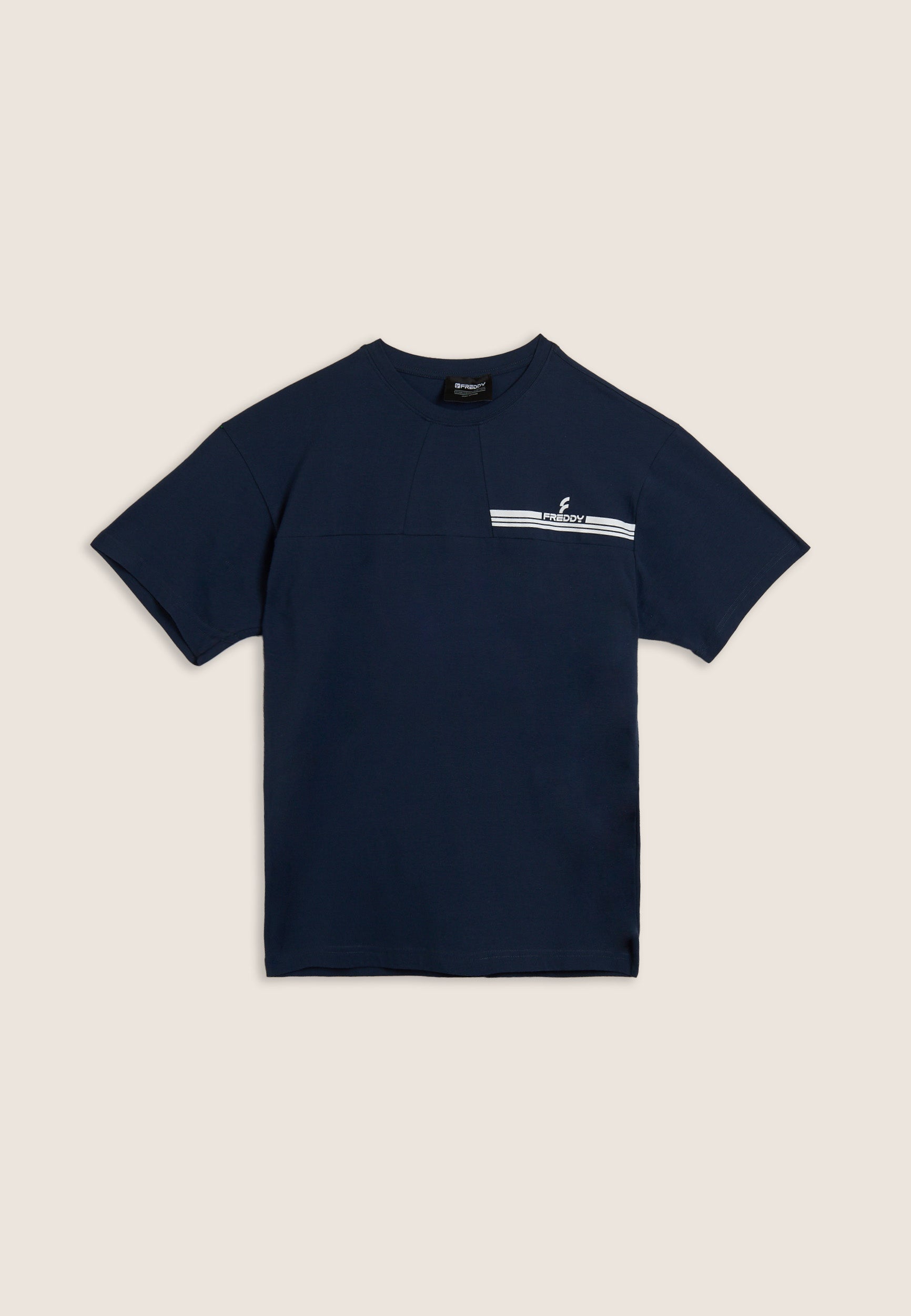 freddy-t-shirt-cuciture-a-blocchi-inserto-a-contrasto image 4