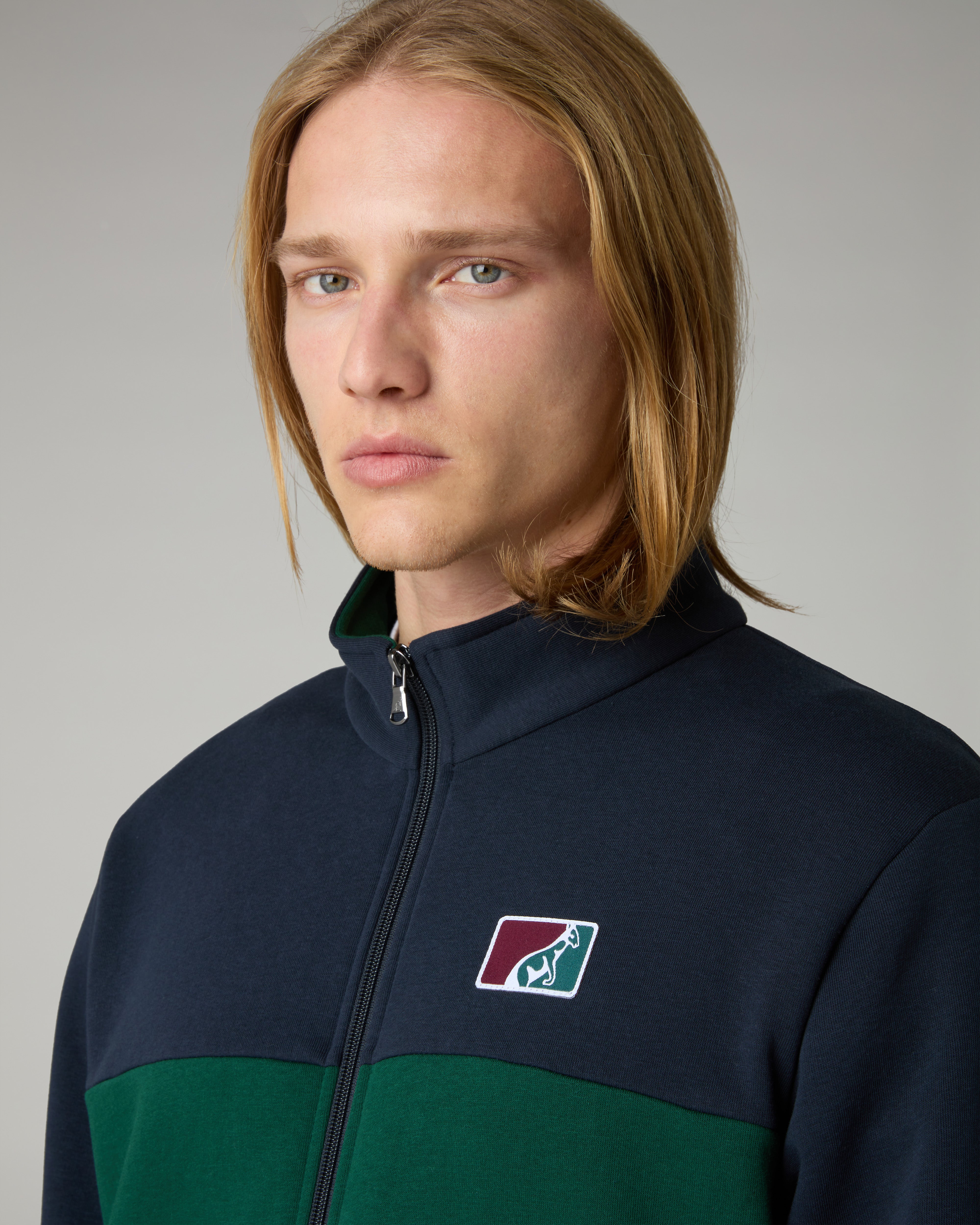 australian-posh-fleece-track-jacket-giacca-felpa-blu-navy image 4