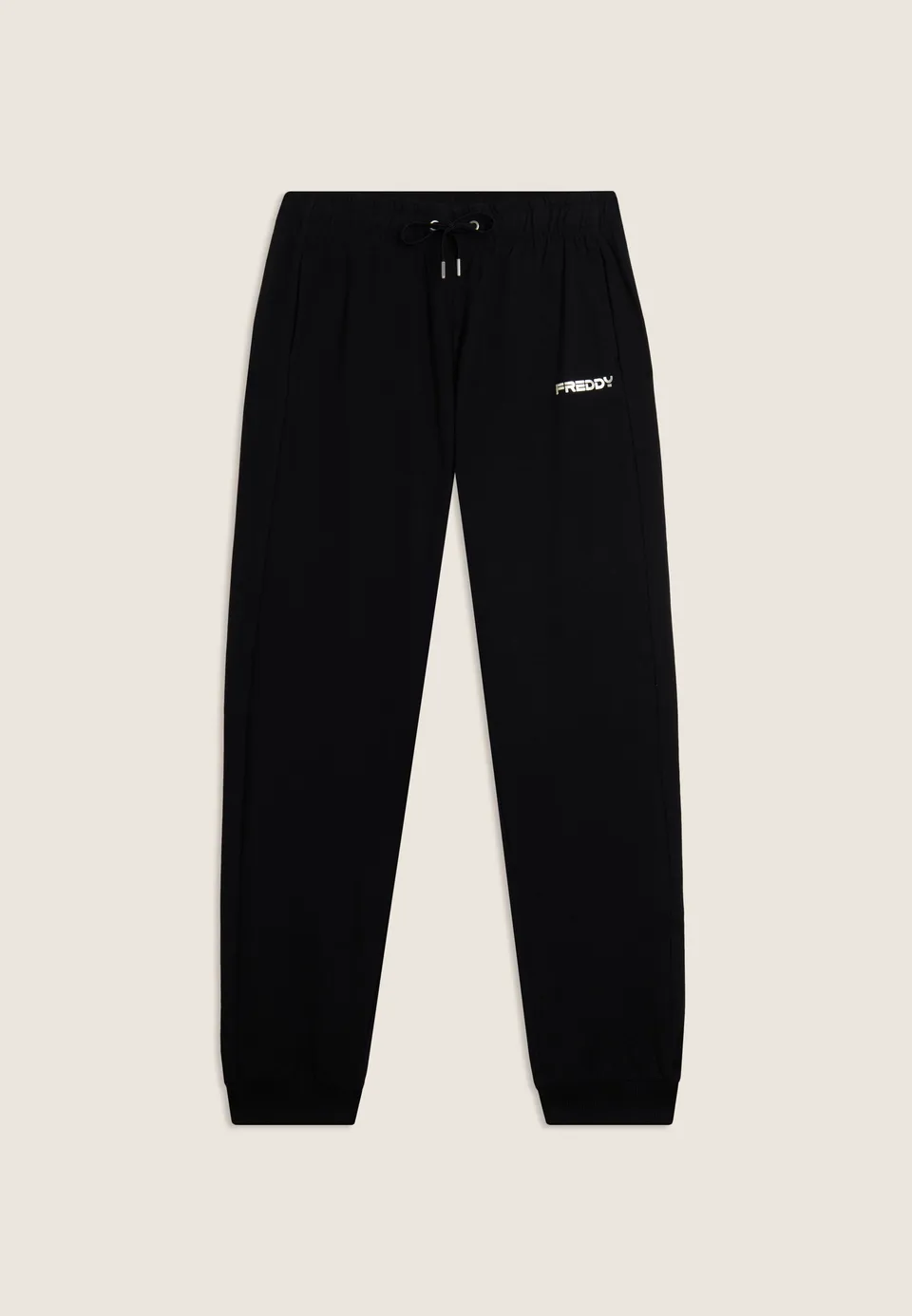 freddy-pantaloni-comfort-fit-polsini-vita-coulisse-heavy-jersey image 1