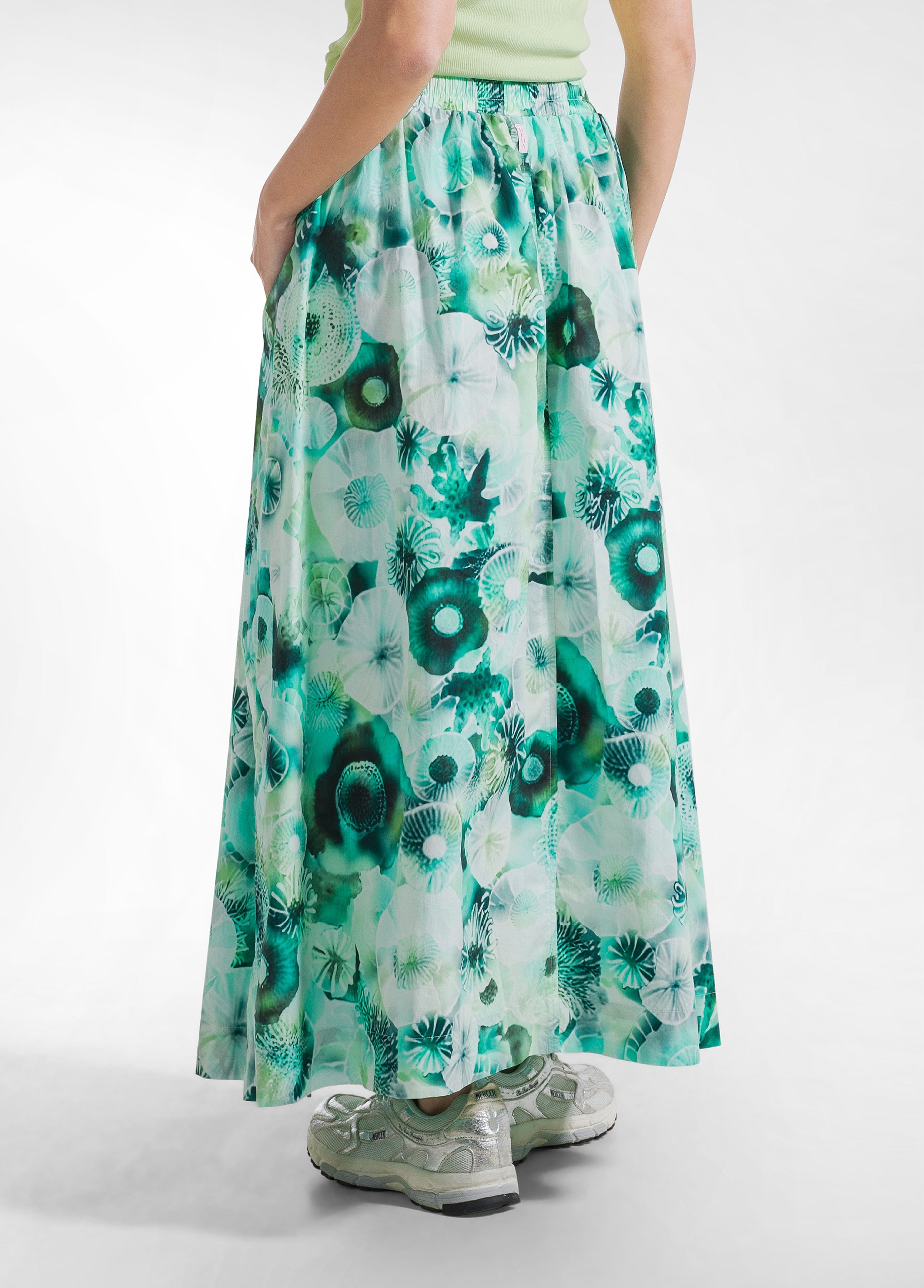 deha-gonna-maxi-in-popeline-effetto-parachute-all-over-100-cotone image 3
