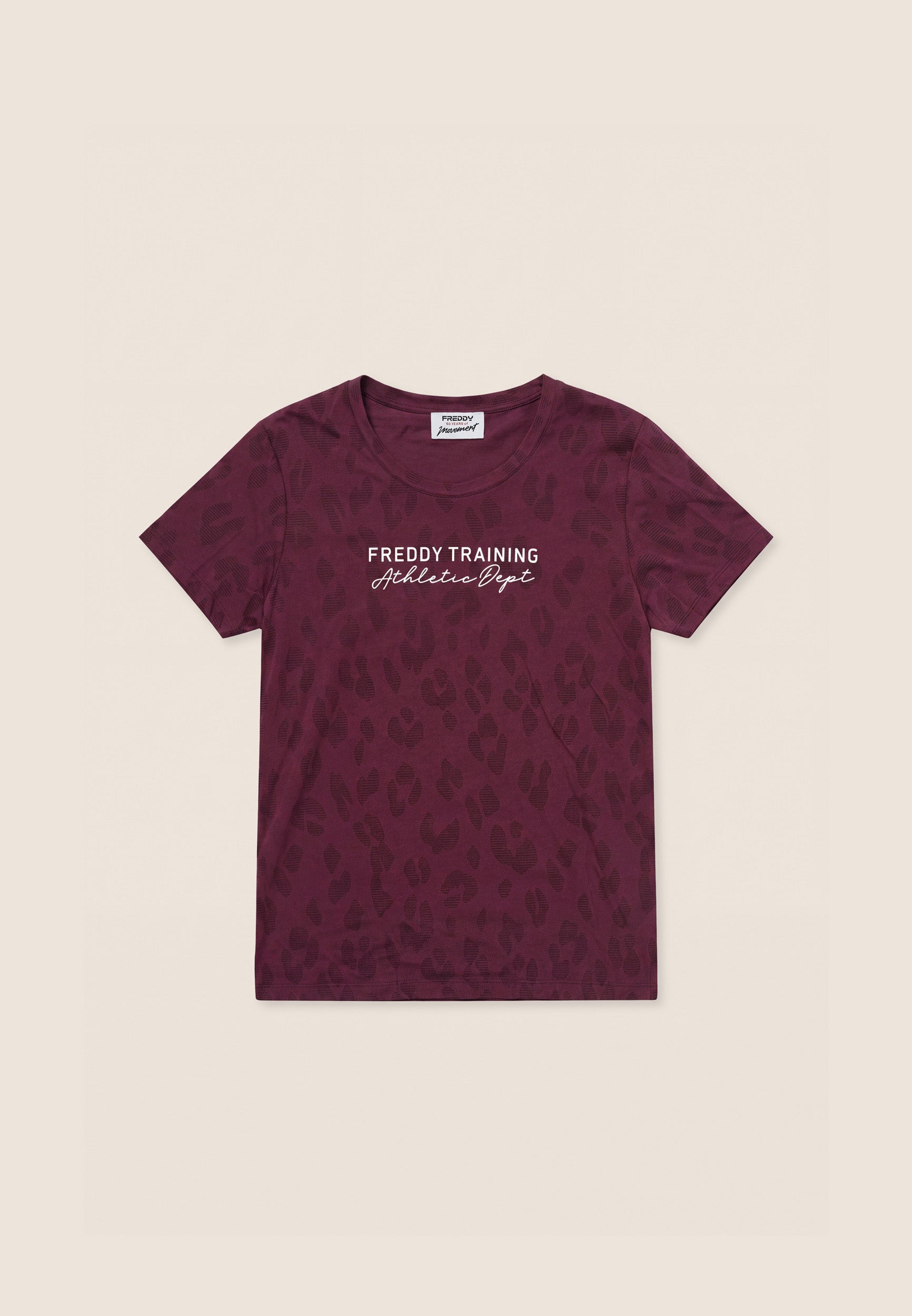 freddy-t-shirt-donna-regular-stampa-leopardata-manica-corta image 5