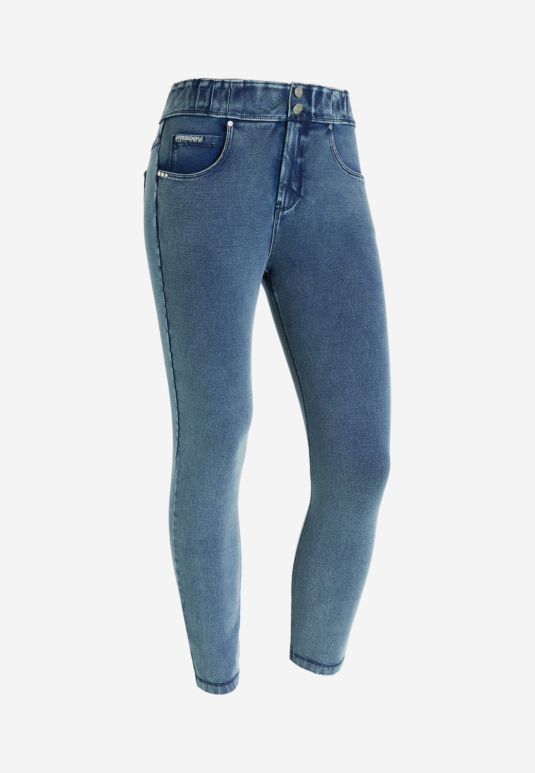 freddy-n-o-w-pantaloni-skinny-vita-media-jersey-effetto-denim image 6