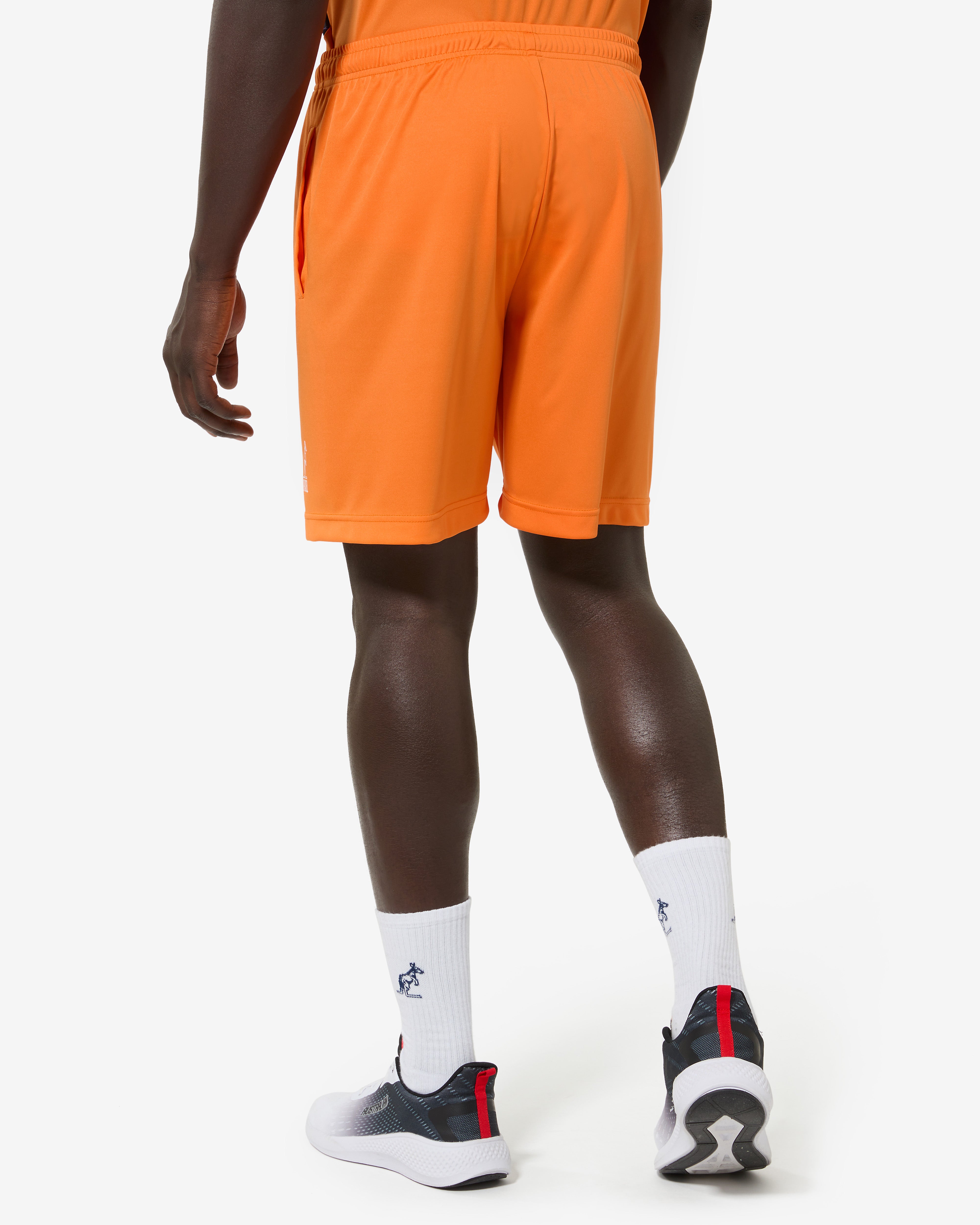 australian-basic-padel-short-short-ace-arancio-acceso image 3