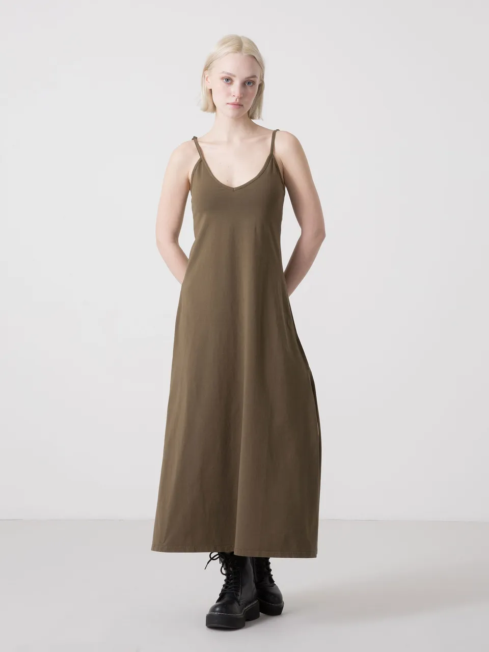dimensione-danza-abito-lungo-donna-in-jersey-stretch-con-spalline-regolabili-e-s image 1