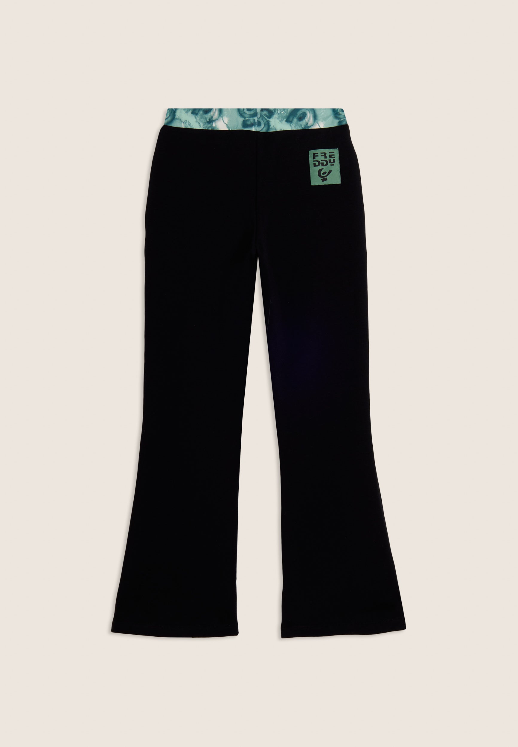 freddy-pantaloni-junior-vita-bassa-fondo-svasato-in-cotone-elasticizzato-wr-up image 2