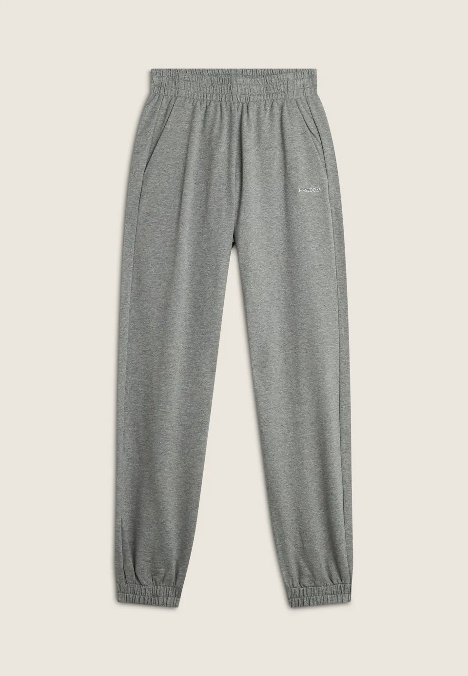 freddy-pantaloni-jogger-donna-comfort-fit-jersey-cotone image 1
