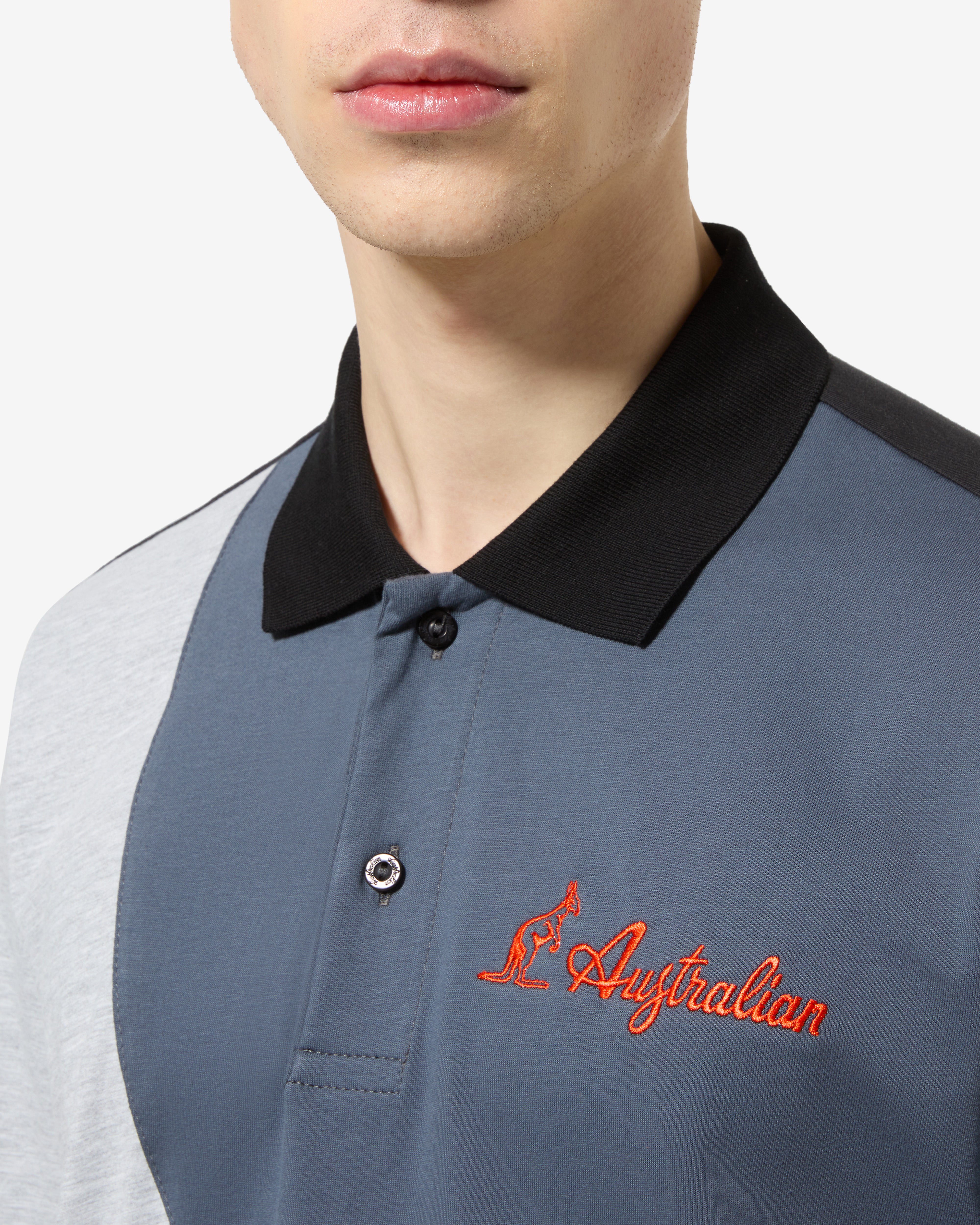 australian-anti-gravity-polo-cotone-nera image 4