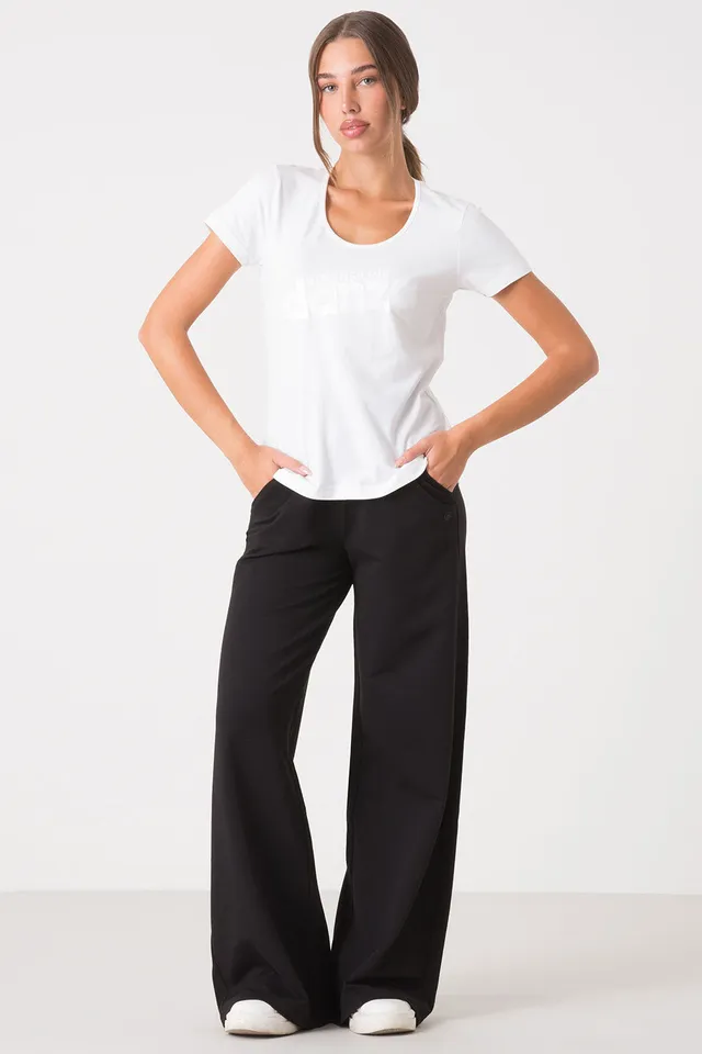 dimensione-danza-t-shirt-slim-scollo-rotondo-donna-in-cotone image 1