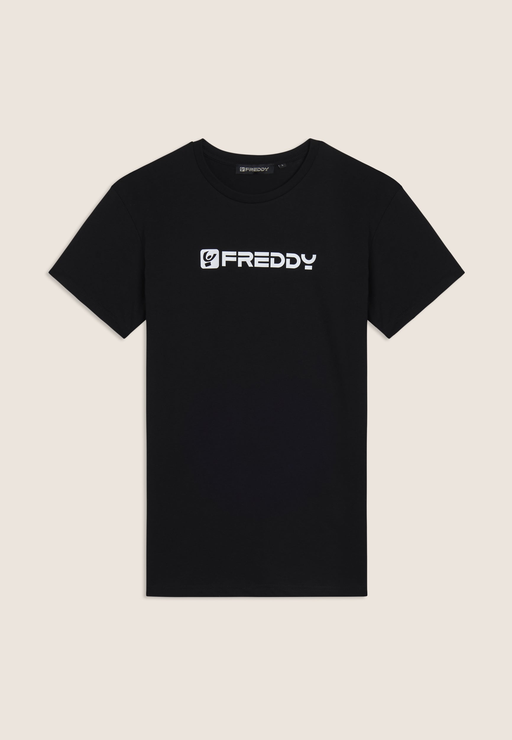 freddy-t-shirt-basic-uomo-in-100-cotone-fit-regular-girocollo image 1