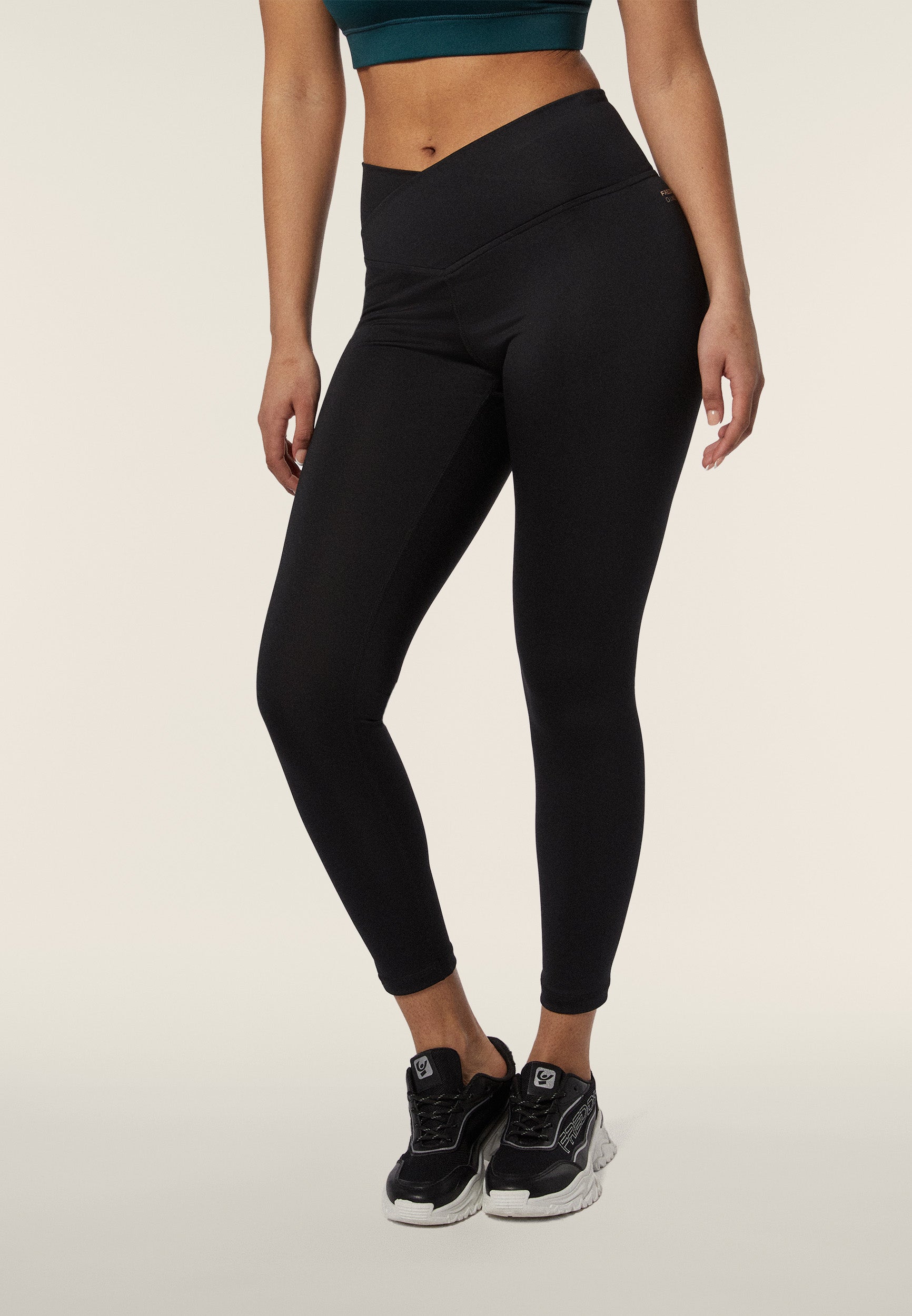 freddy-leggings-7-8-tecnici-d-i-w-o-vita-alta-incrocio-donna image 1