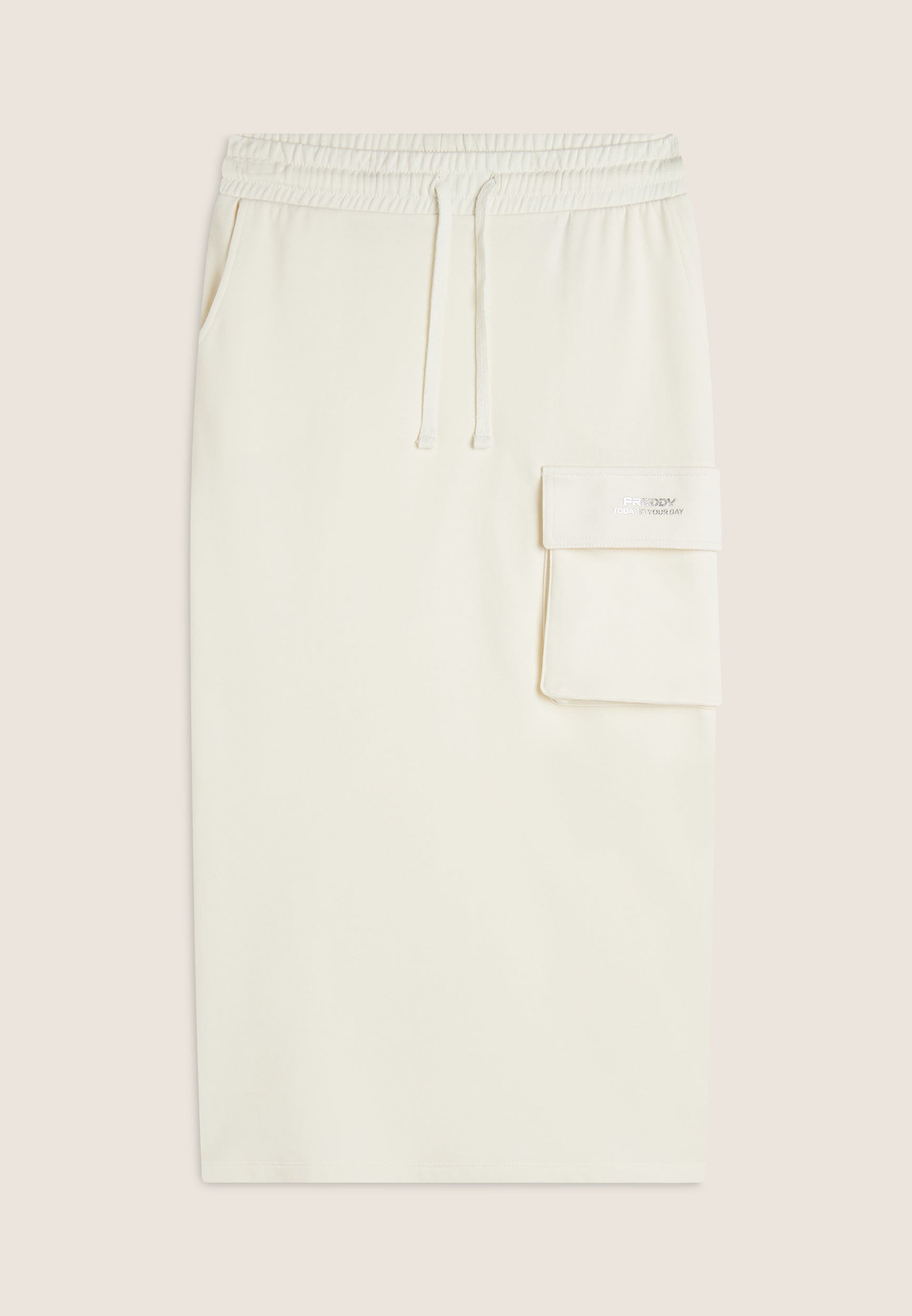 freddy-gonna-longuette-in-french-terry-con-spacchi-e-maxi-tasca-donna image 5