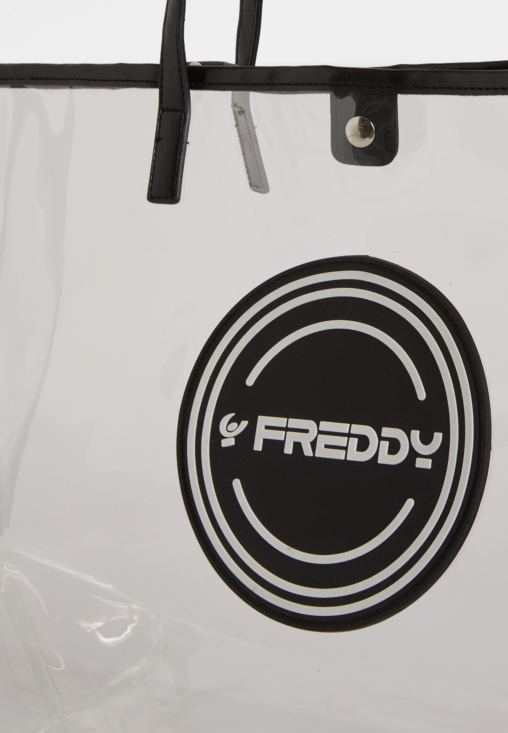 freddy-borsa-shopper-in-pvc-trasparente-con-logo-tondo-40x36x15-cm image 2
