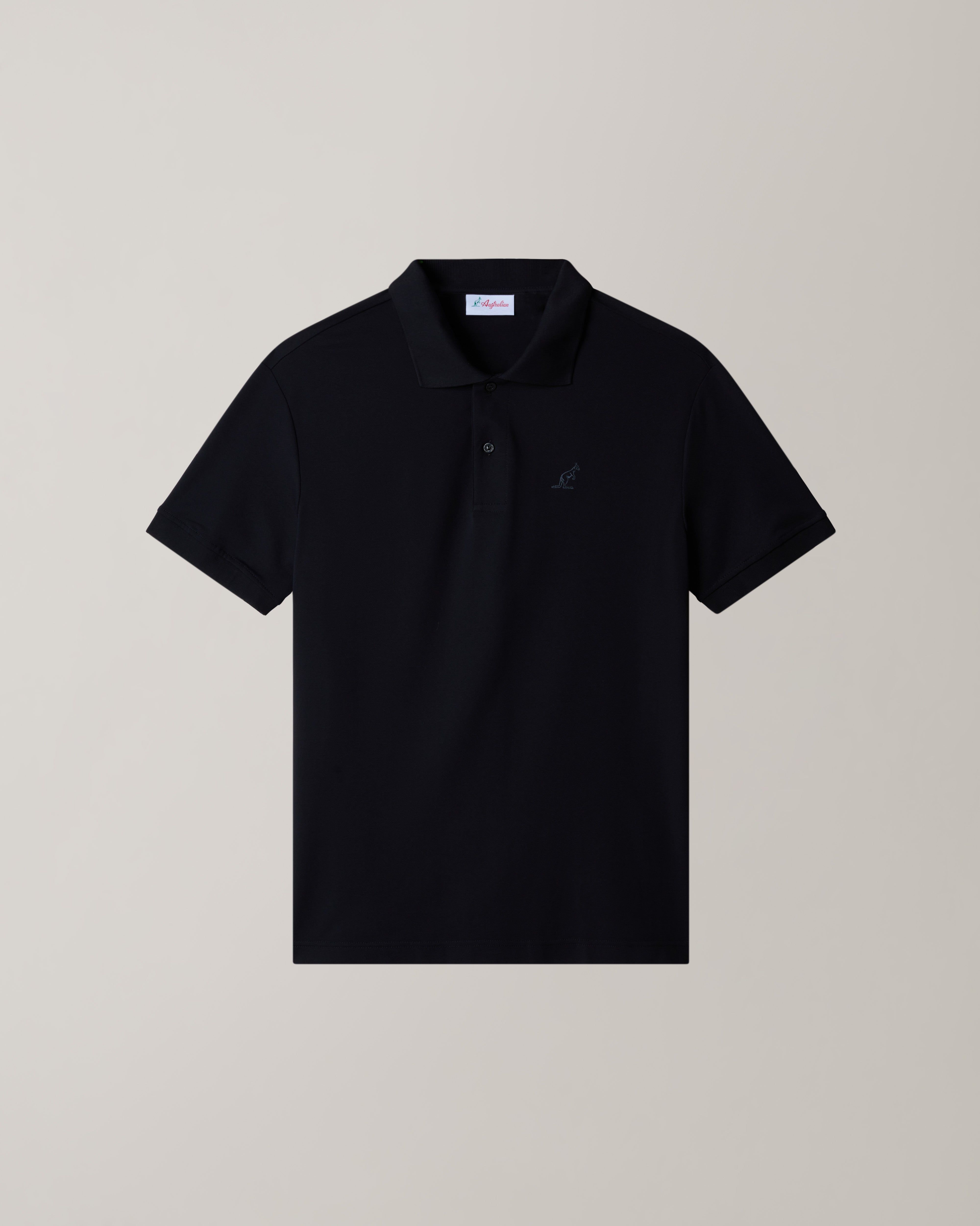 australian-essential-polo-shirt-polo-tecnica-nera-regular-fit-made-in-italy image 1