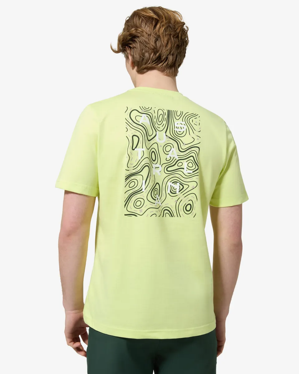 australian-topographic-t-shirt-cotone-lime image 1