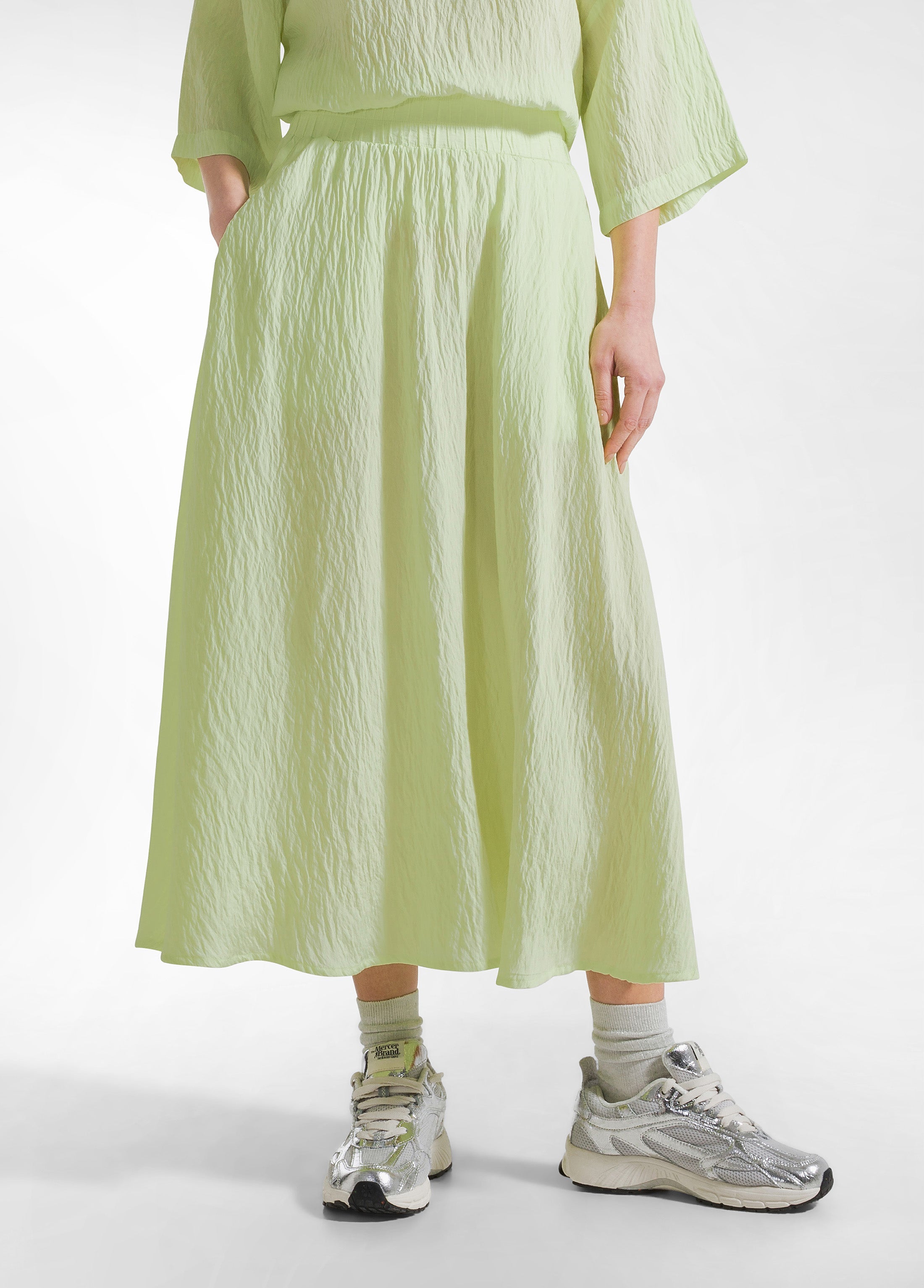 deha-gonna-in-viscosa-crinkle-gialla-gonna-lunga-donna image 2