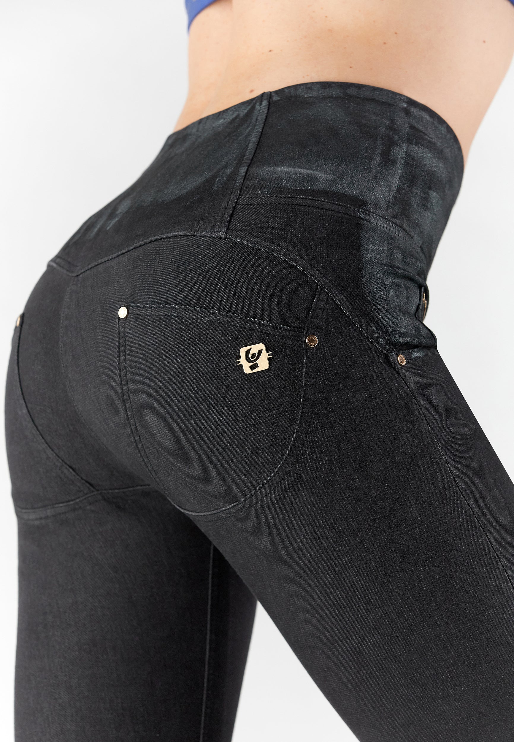 freddy-pantaloni-push-up-wr-up-navetta-spalmato-argento image 4