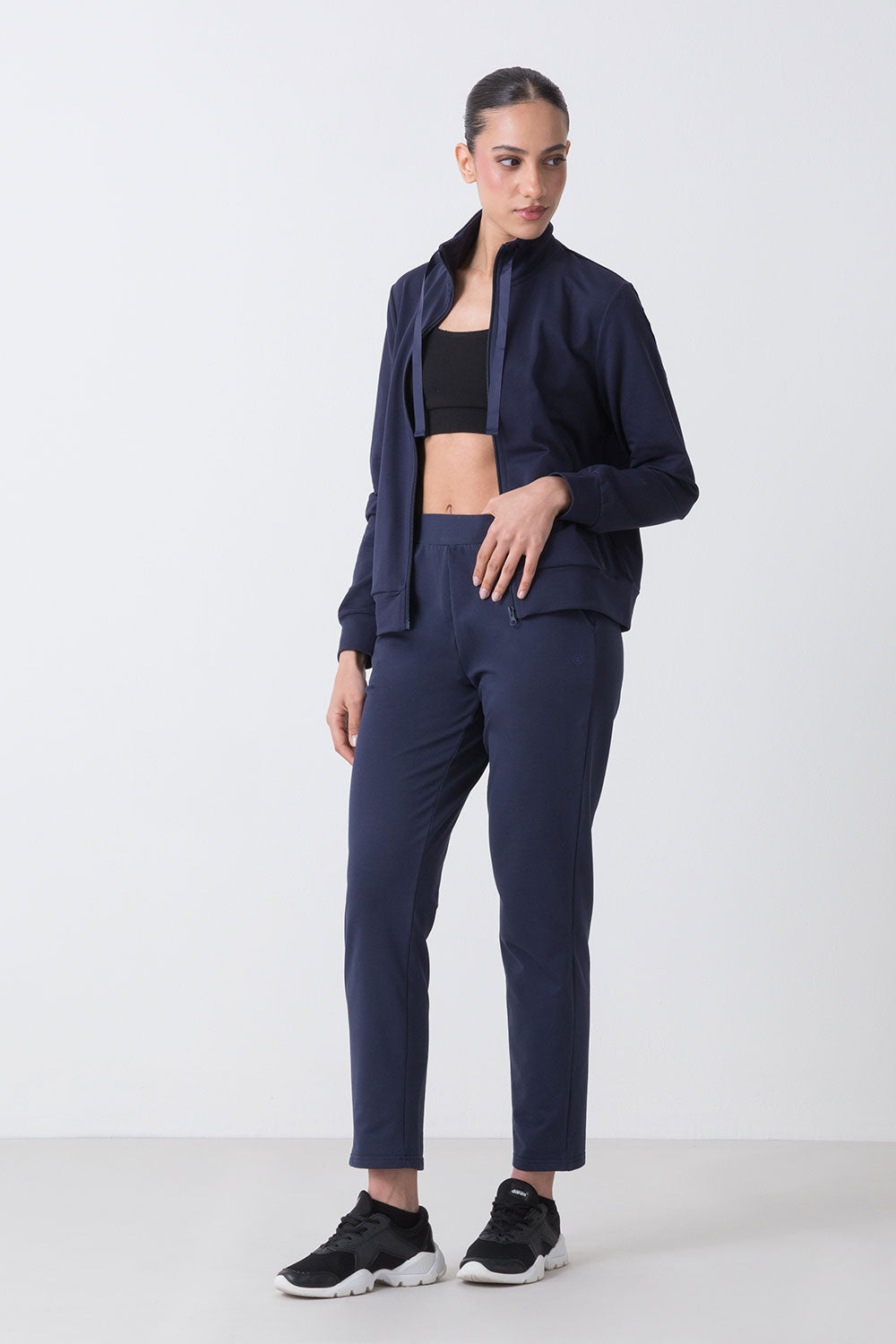 dimensione-danza-basic-giacca-full-zip-in-felpa-stretch-non-garzata-collo-alto image 7