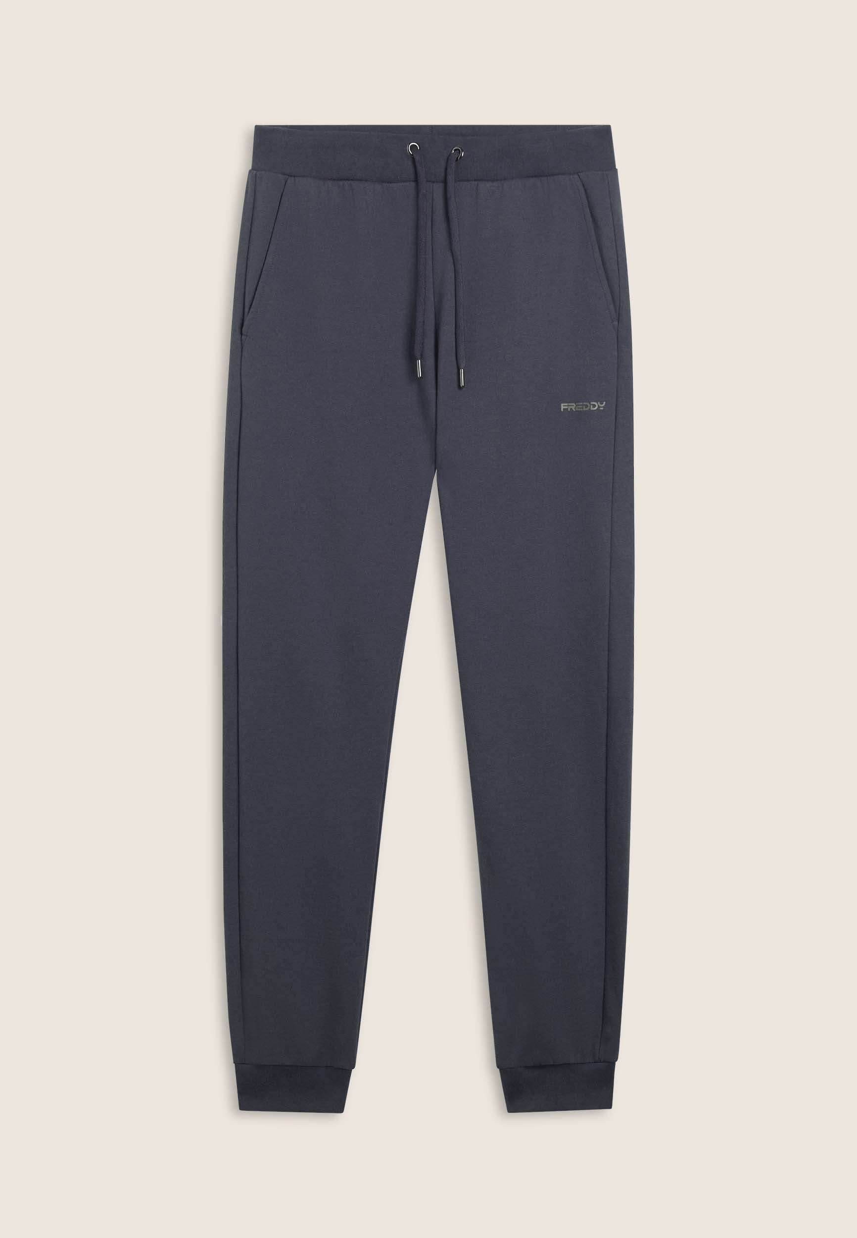 freddy-pantaloni-uomo-regular-felpa-cotone-con-polsino image 8