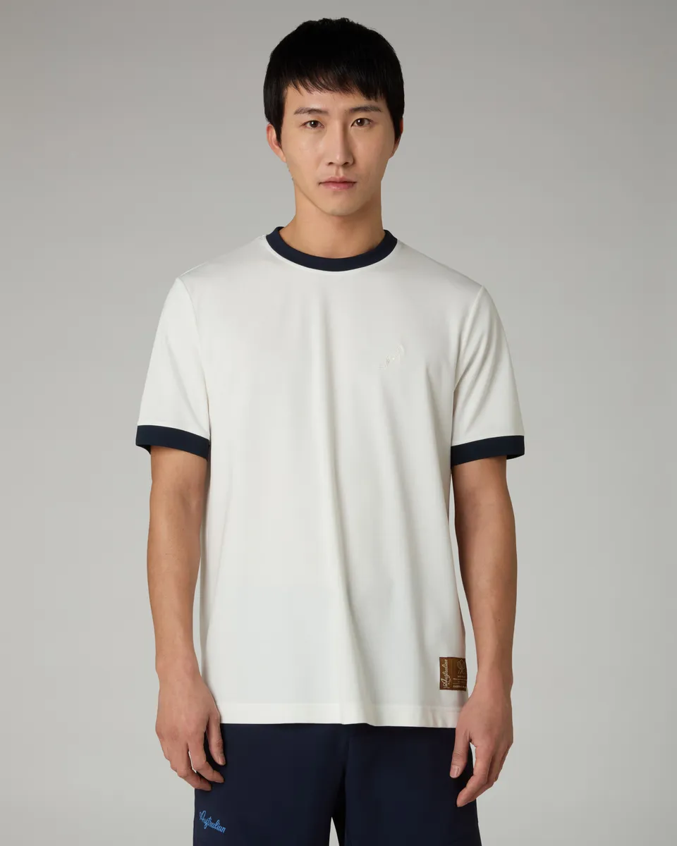 australian-flowline-t-shirt-maglia-sportiva-latte image 1
