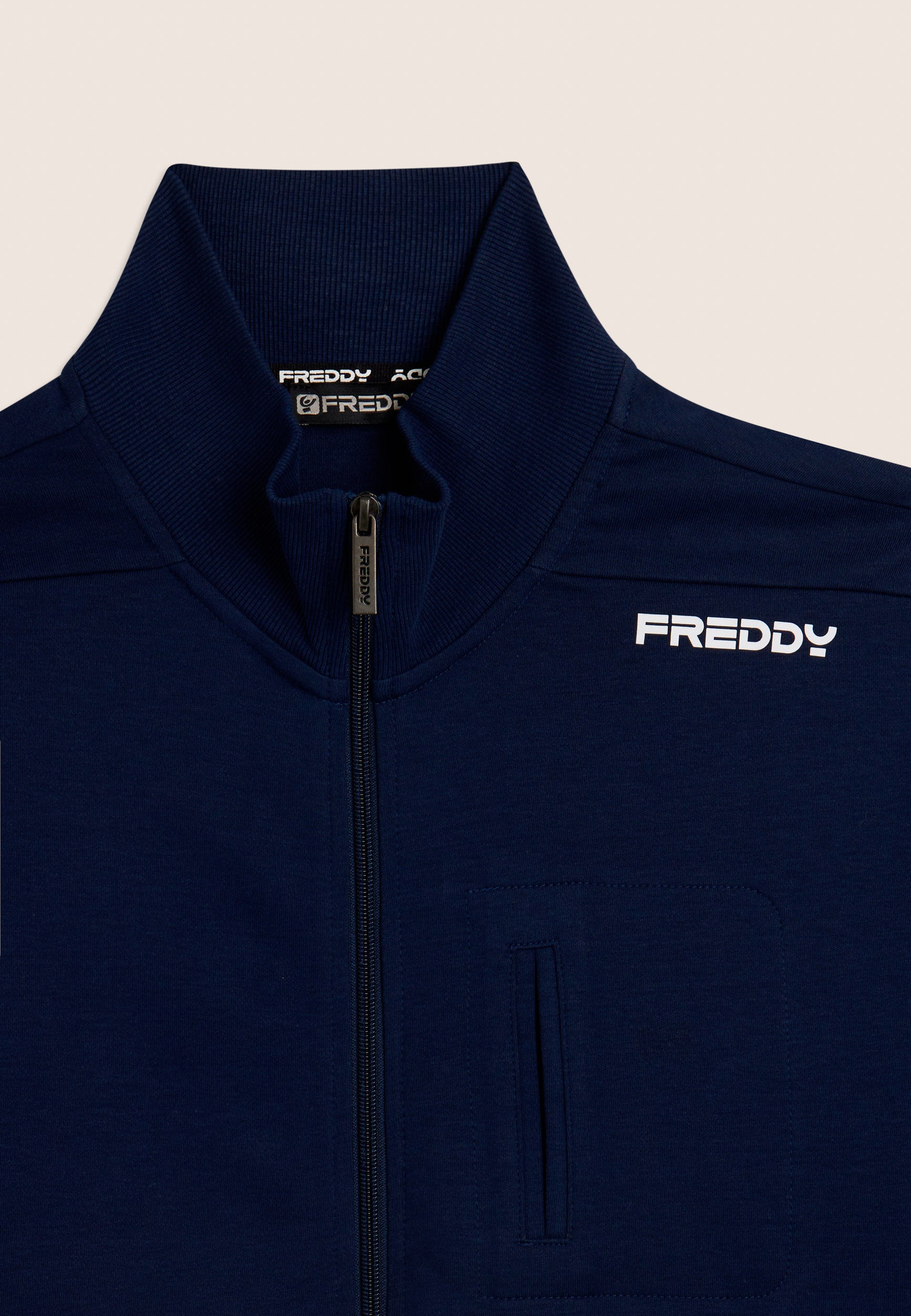 freddy-felpa-full-zip-con-taschino-e-collo-alto image 8