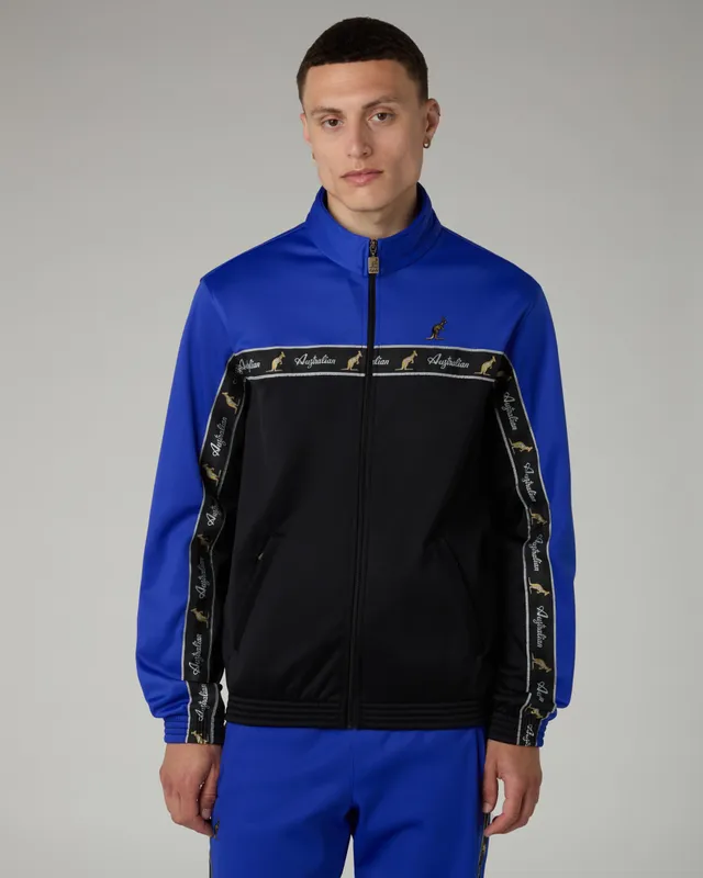 australian-duo-track-jacket-giacca-full-zip-in-acetato-made-in-italy image 1