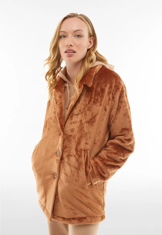 freddy-cappotto-teddy-coat-oversize-donna-pelliccia-sintetica-doubleface image 1