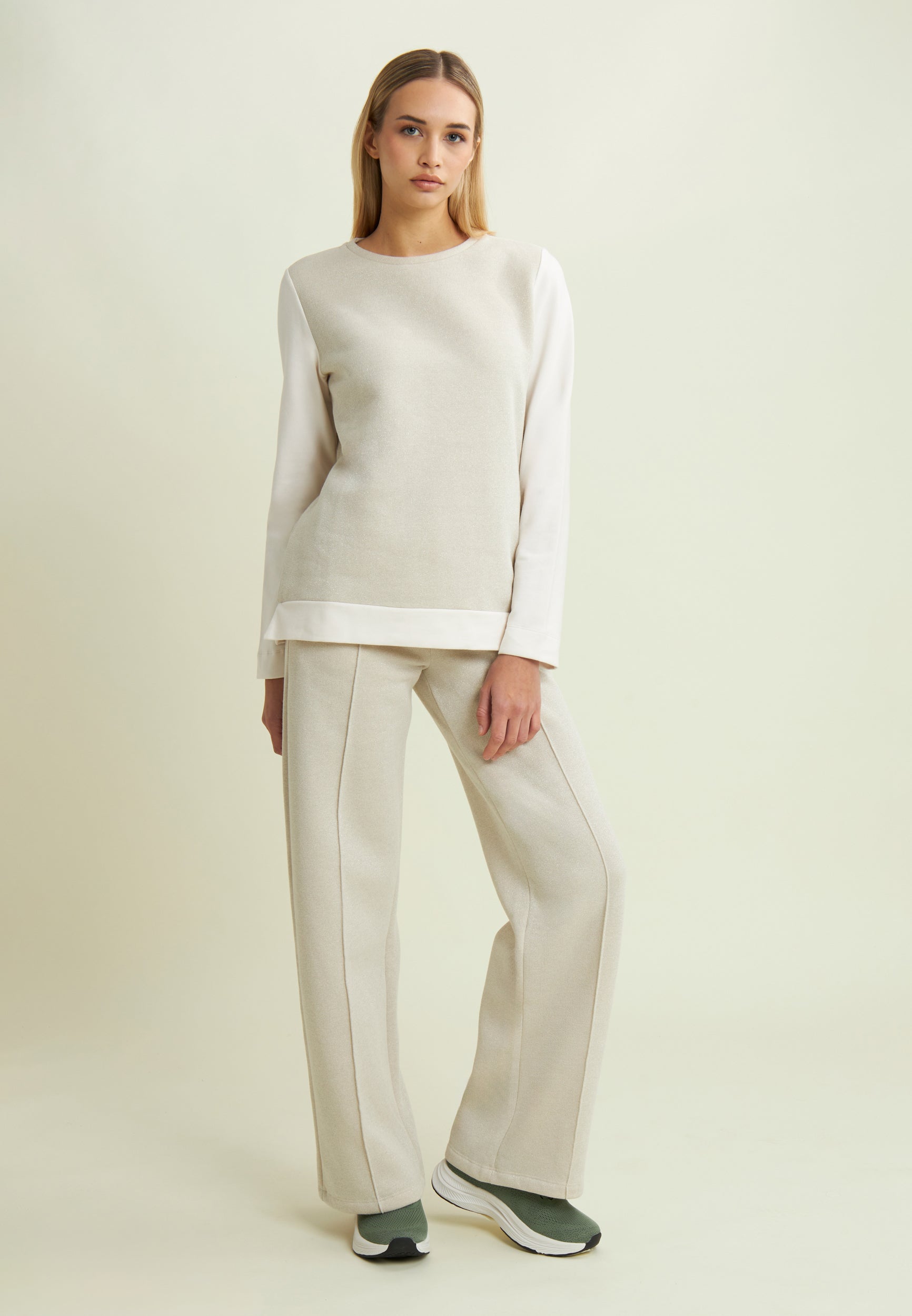 freddy-pantaloni-donna-wide-leg-m-lange-lurex image 2