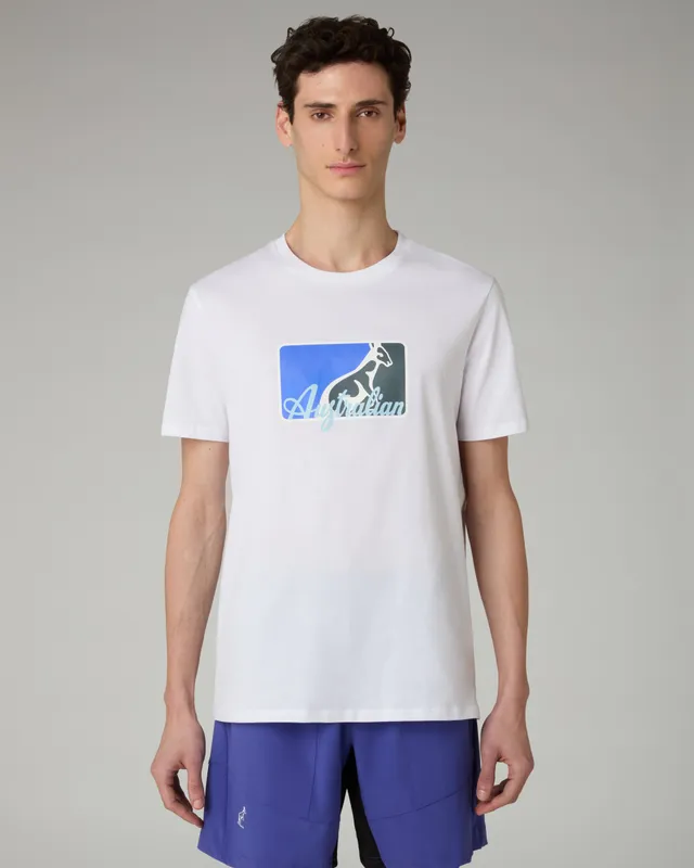 australian-league-cotton-t-shirt-t-shirt-uomo-in-cotone image 1