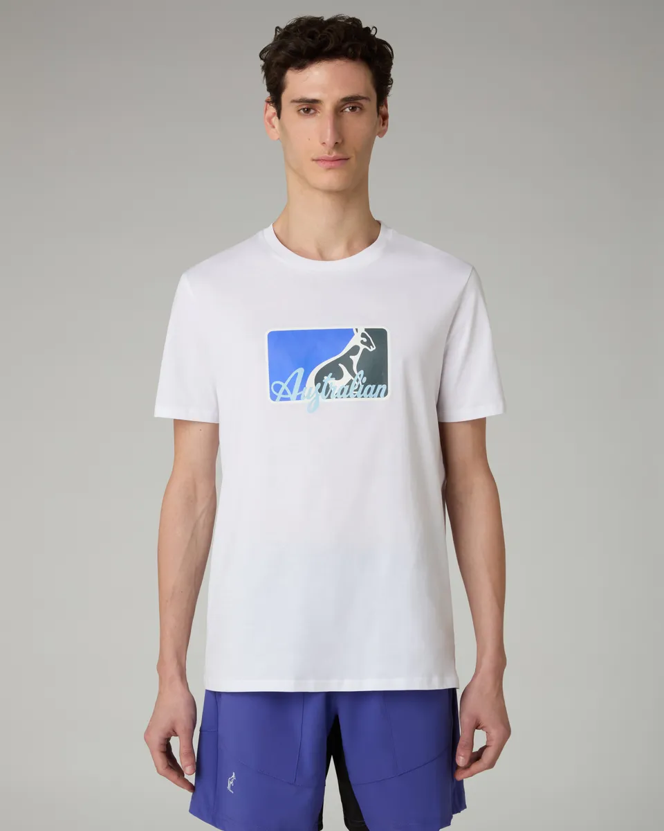 australian-league-cotton-t-shirt-t-shirt-uomo-in-cotone image 1