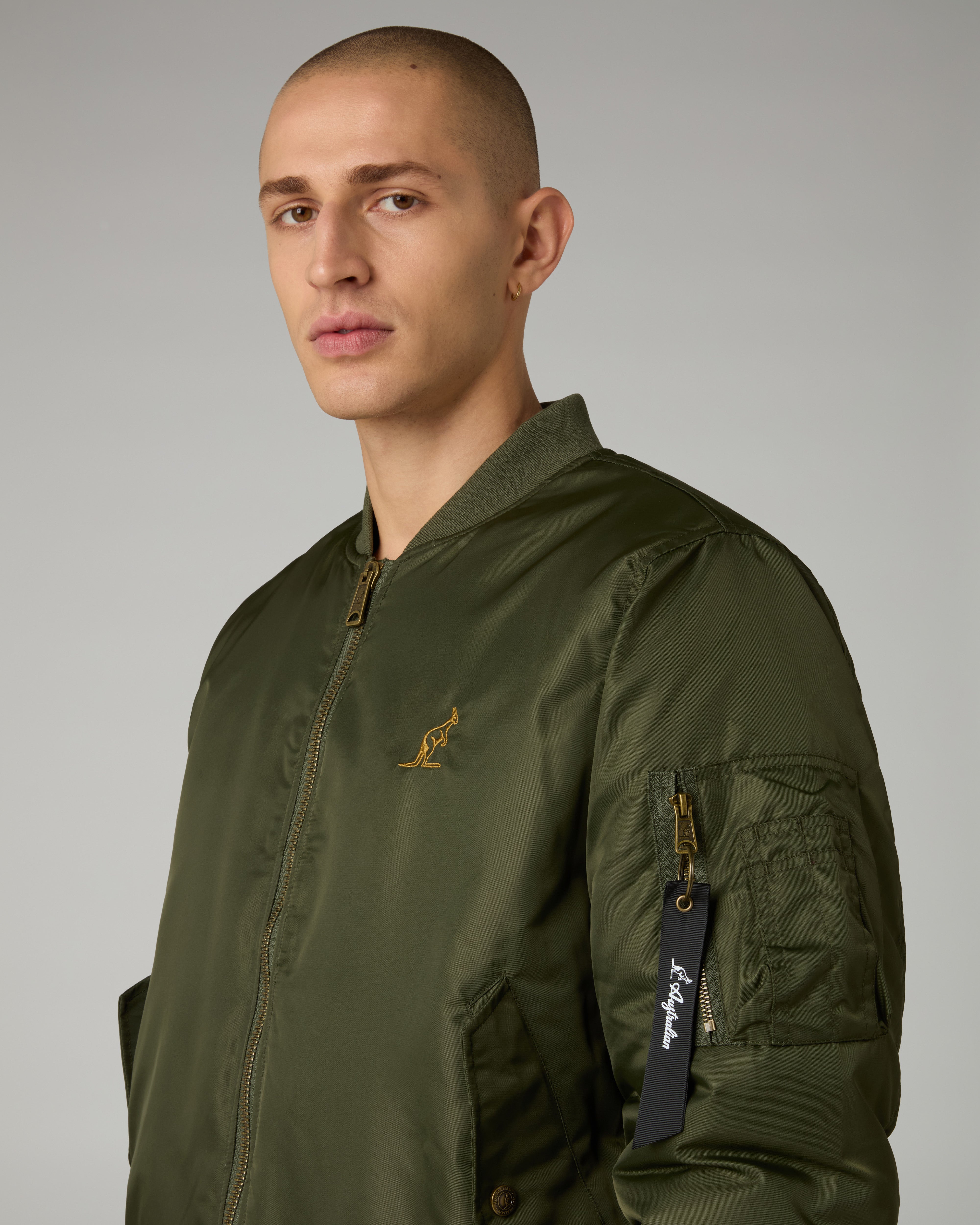 australian-archive-bomber-jacket-bomber-nylon-con-fodera-jacquard image 4