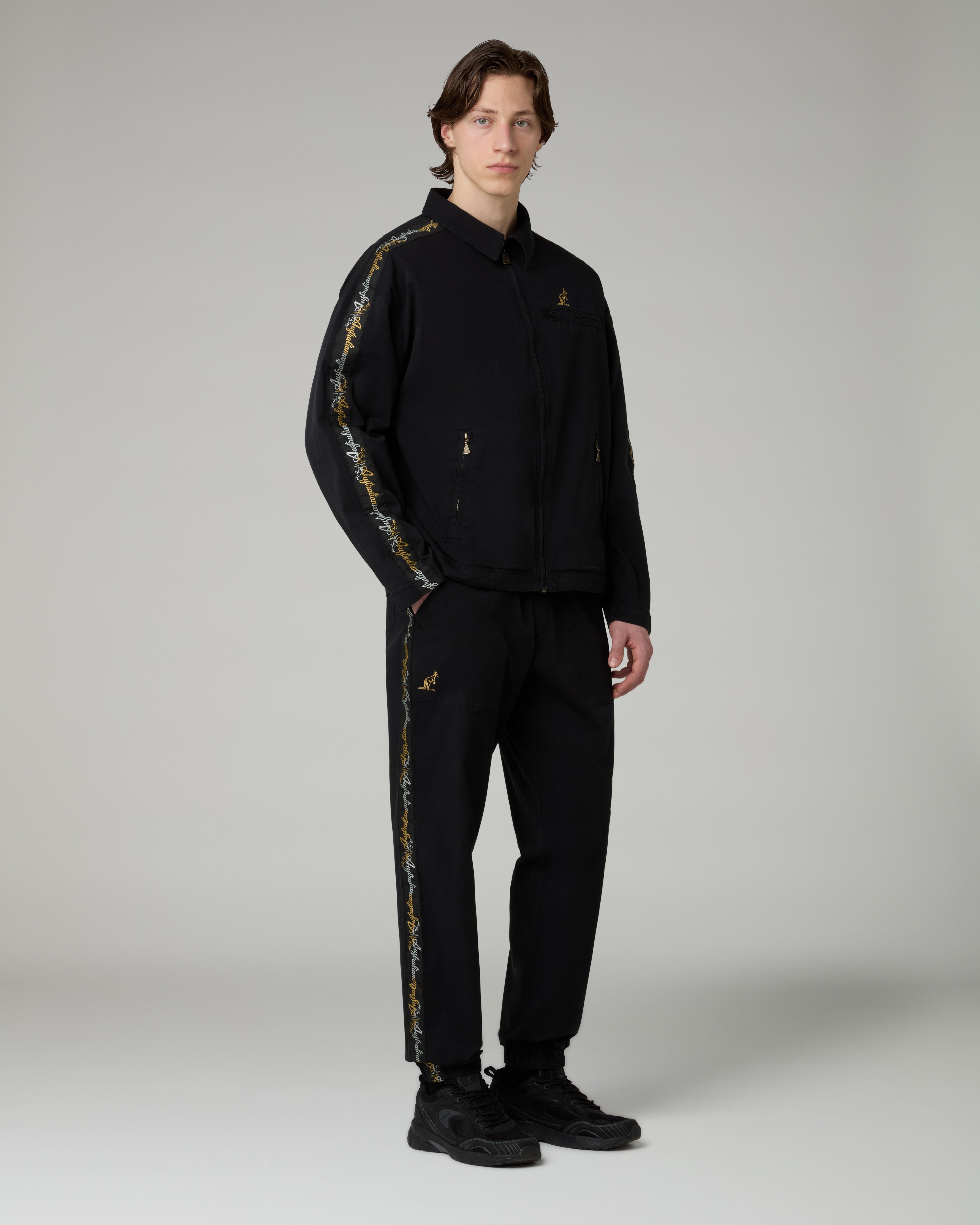 australian-mirage-lux-track-pant-pantalone-cotton-twill-con-banda-lux image 2