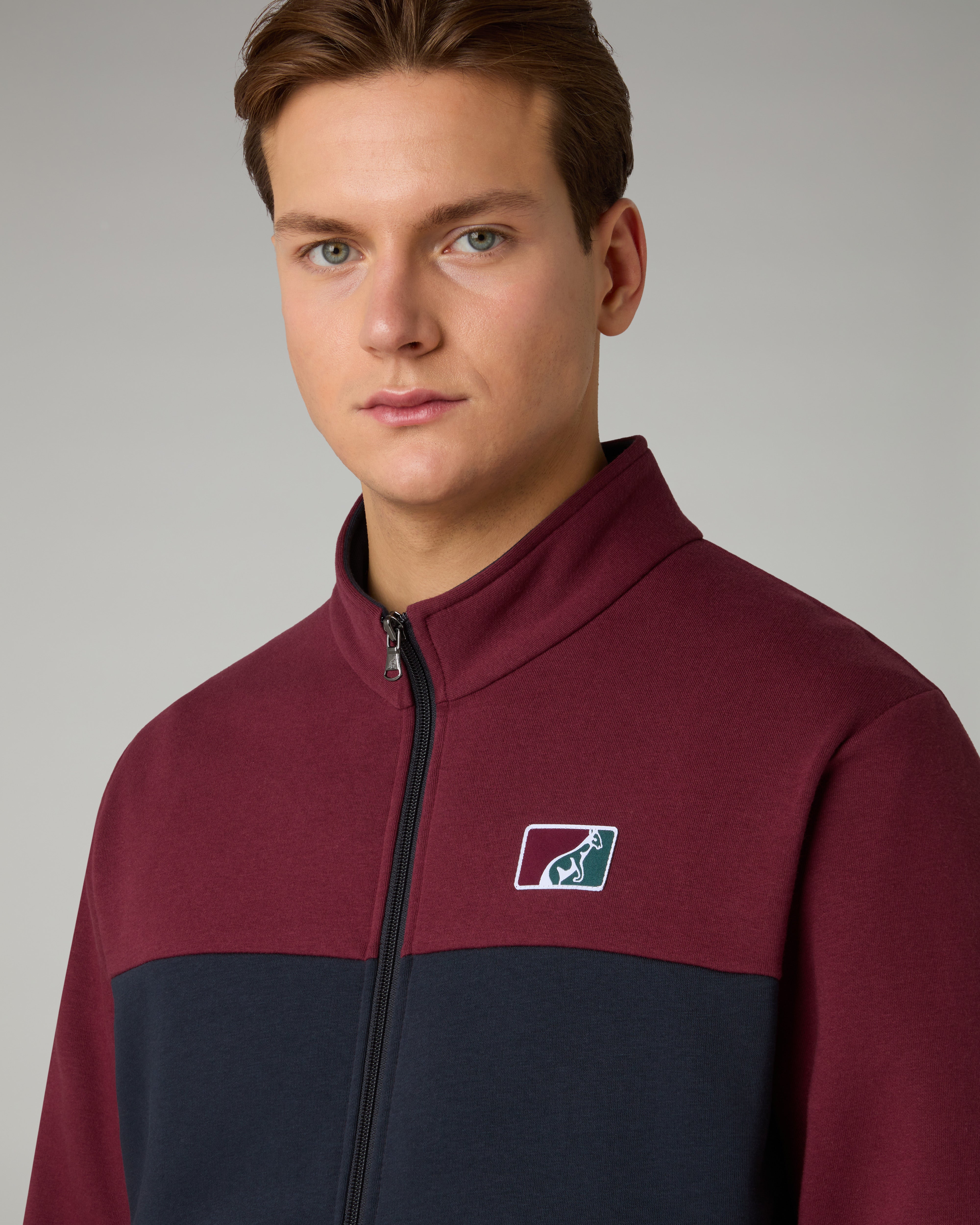 australian-posh-fleece-track-jacket-rubino-giacca-felpa-invernale image 5