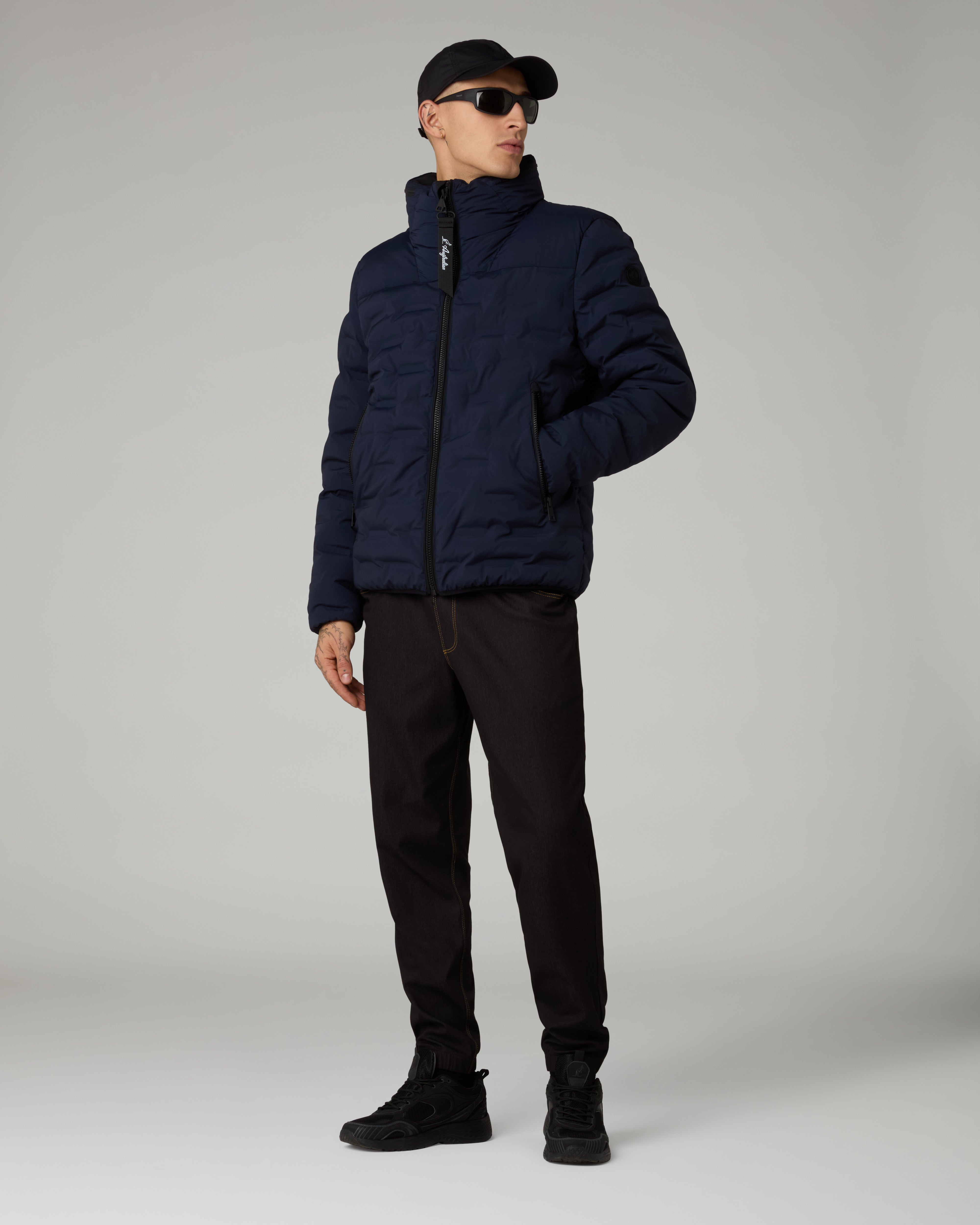 australian-3-d-jacket-giubbotto-uomo-blu-navy-trapuntato-termosaldato image 2