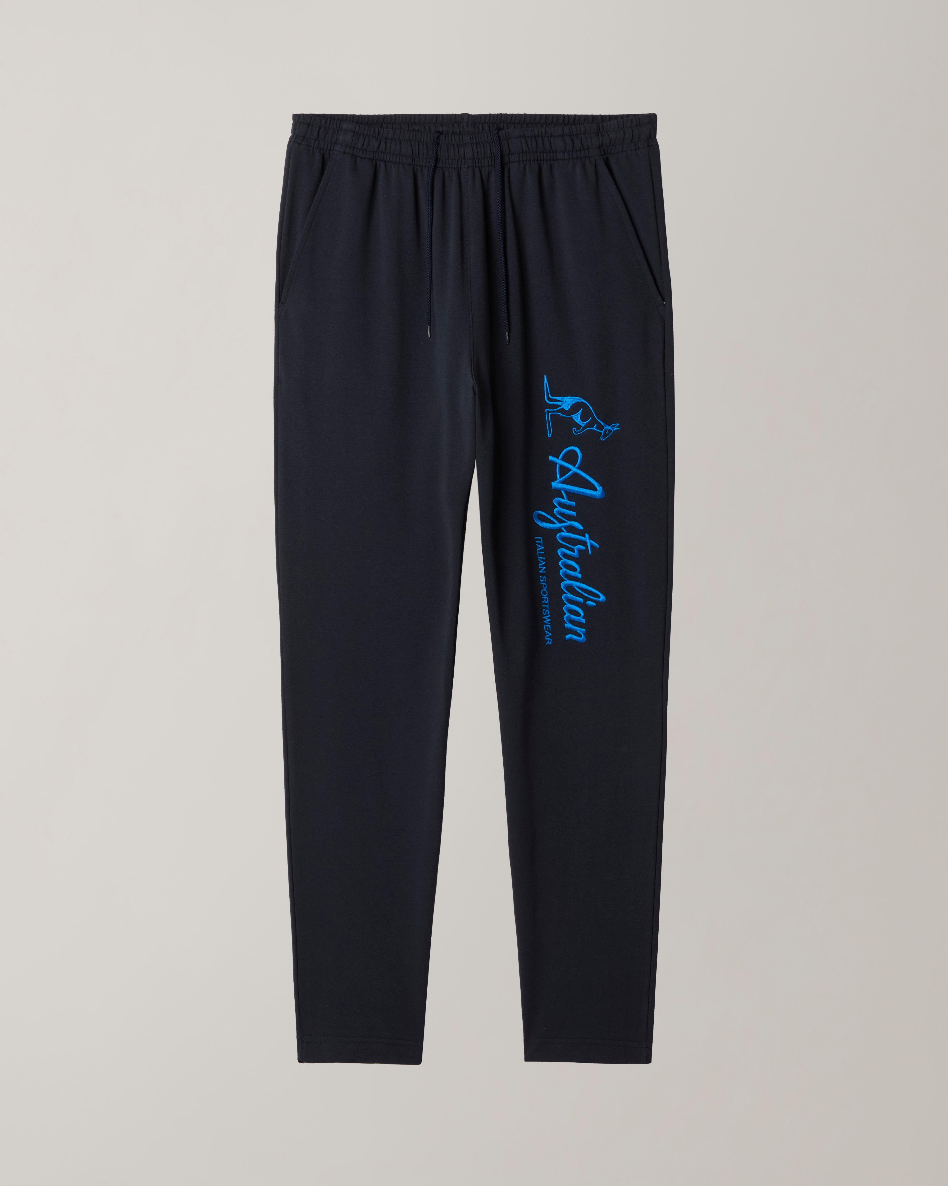 australian-statement-logo-track-pant-pantalone-tuta-blu-navy image 7