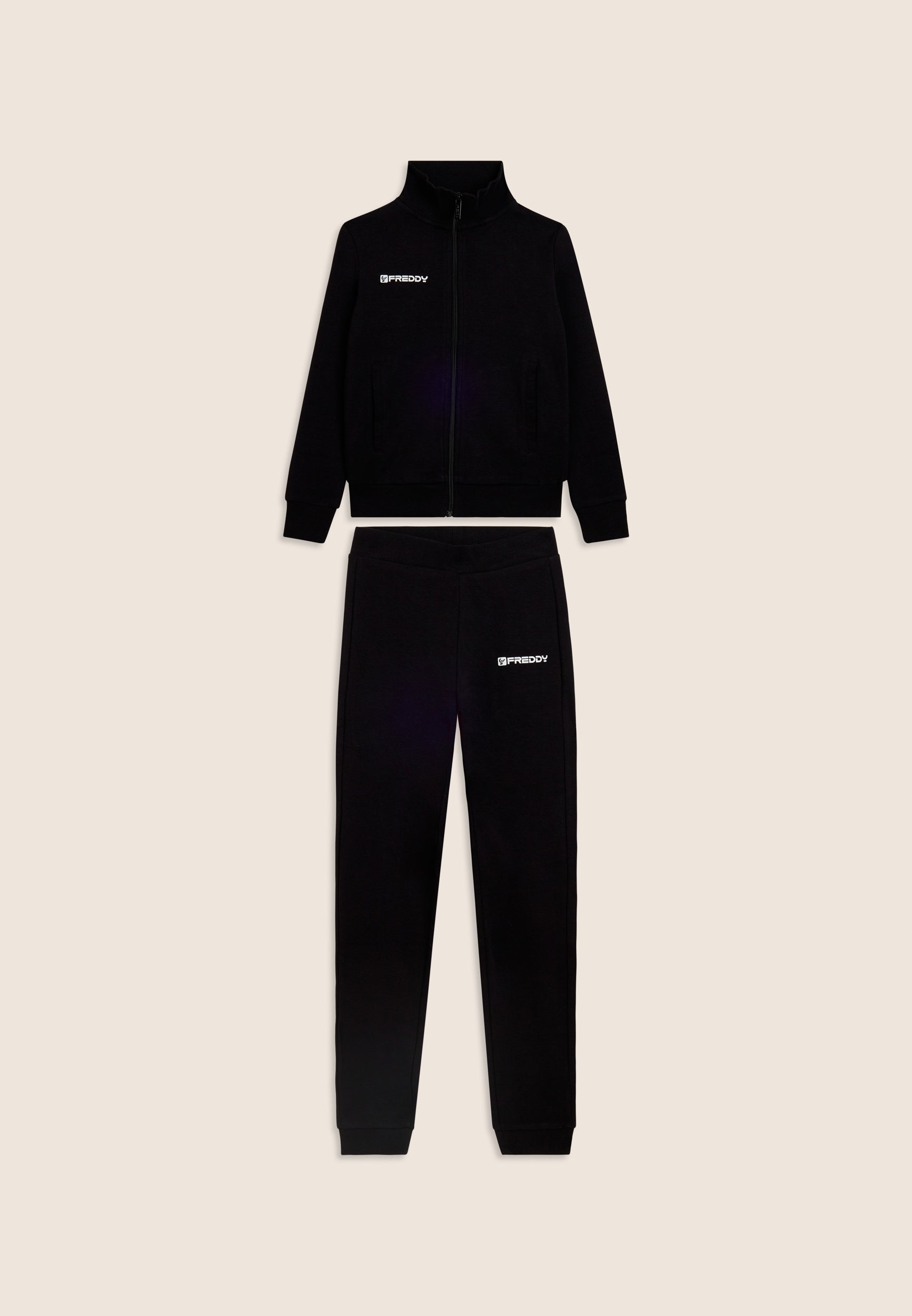 freddy-tuta-sportiva-bambina-cotone-con-zip-full-zip image 7