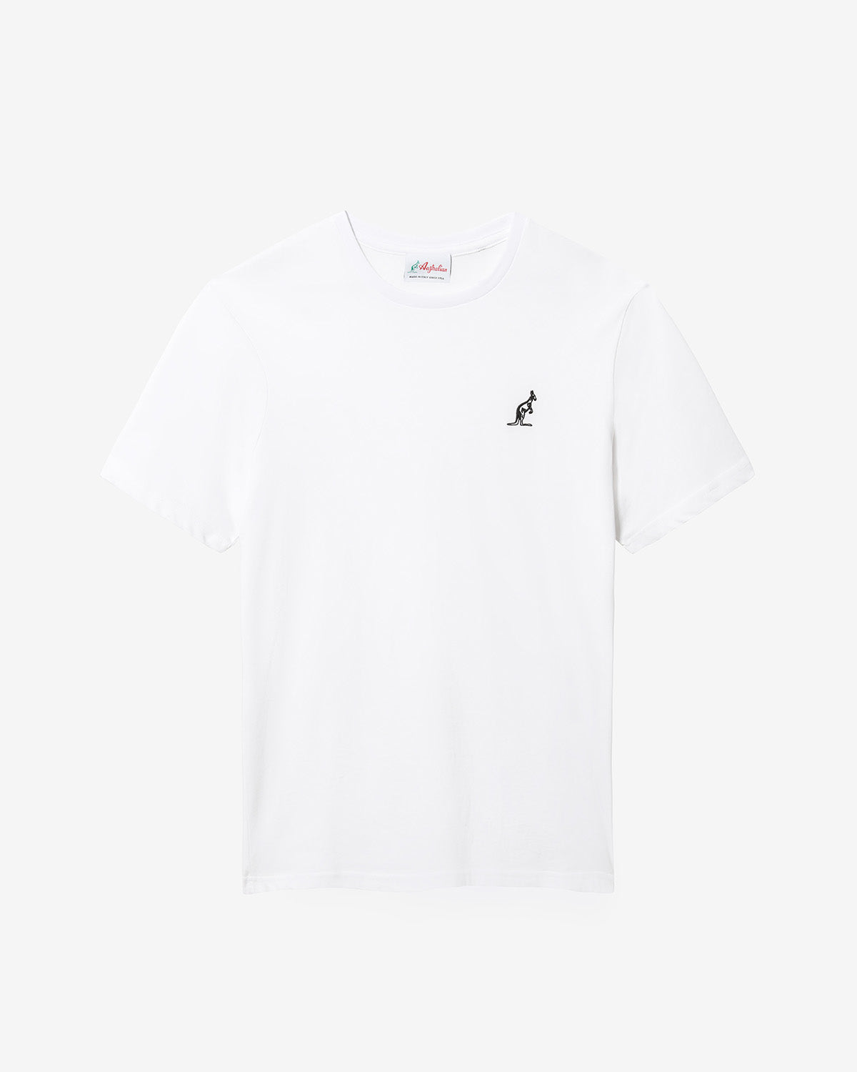 australian-basic-t-shirt-sportswear-t-shirt-cotone-bianca-regular-fit image 5