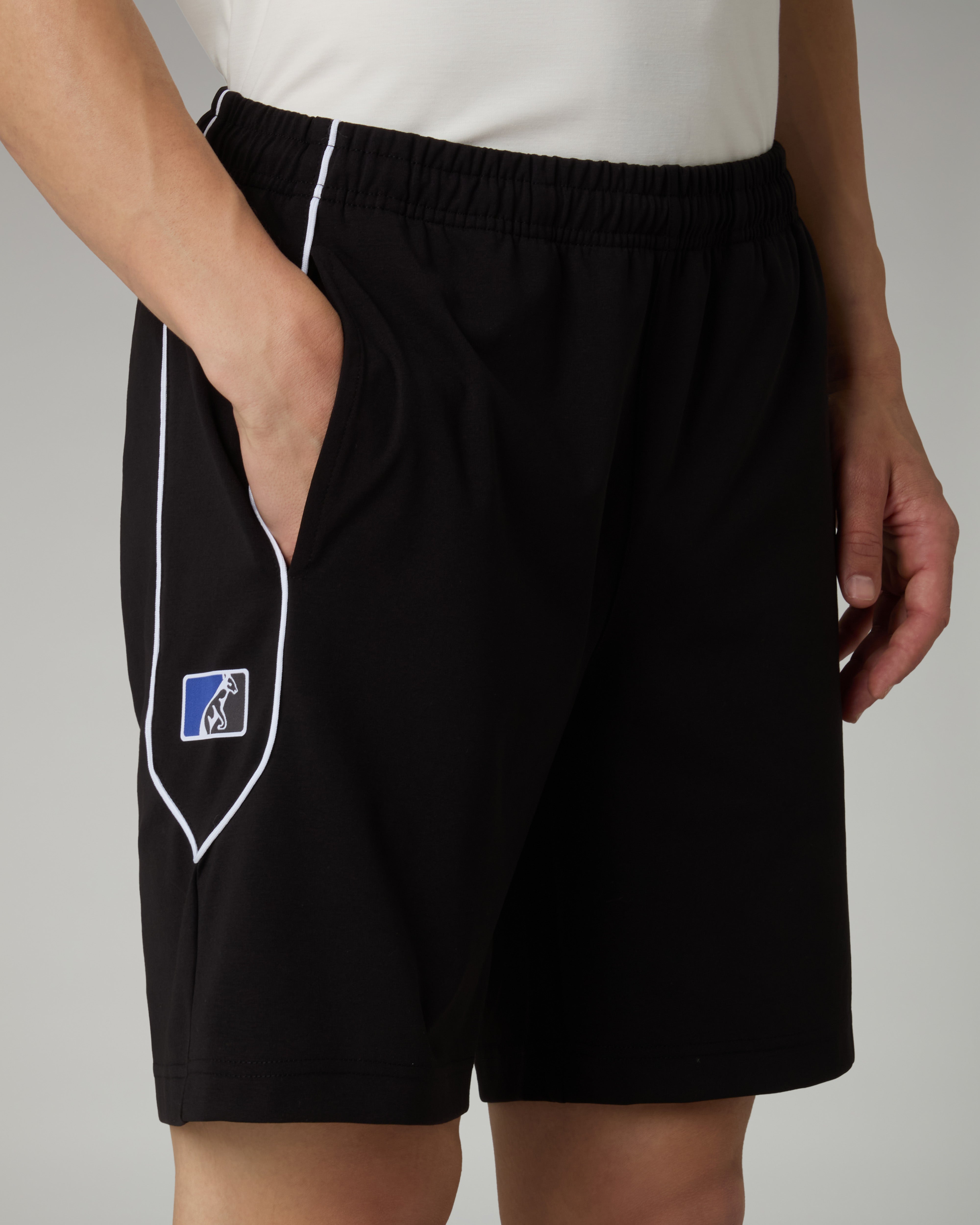 australian-slate-short-short-uomo-cotone-interlock-nero-made-in-italy image 4