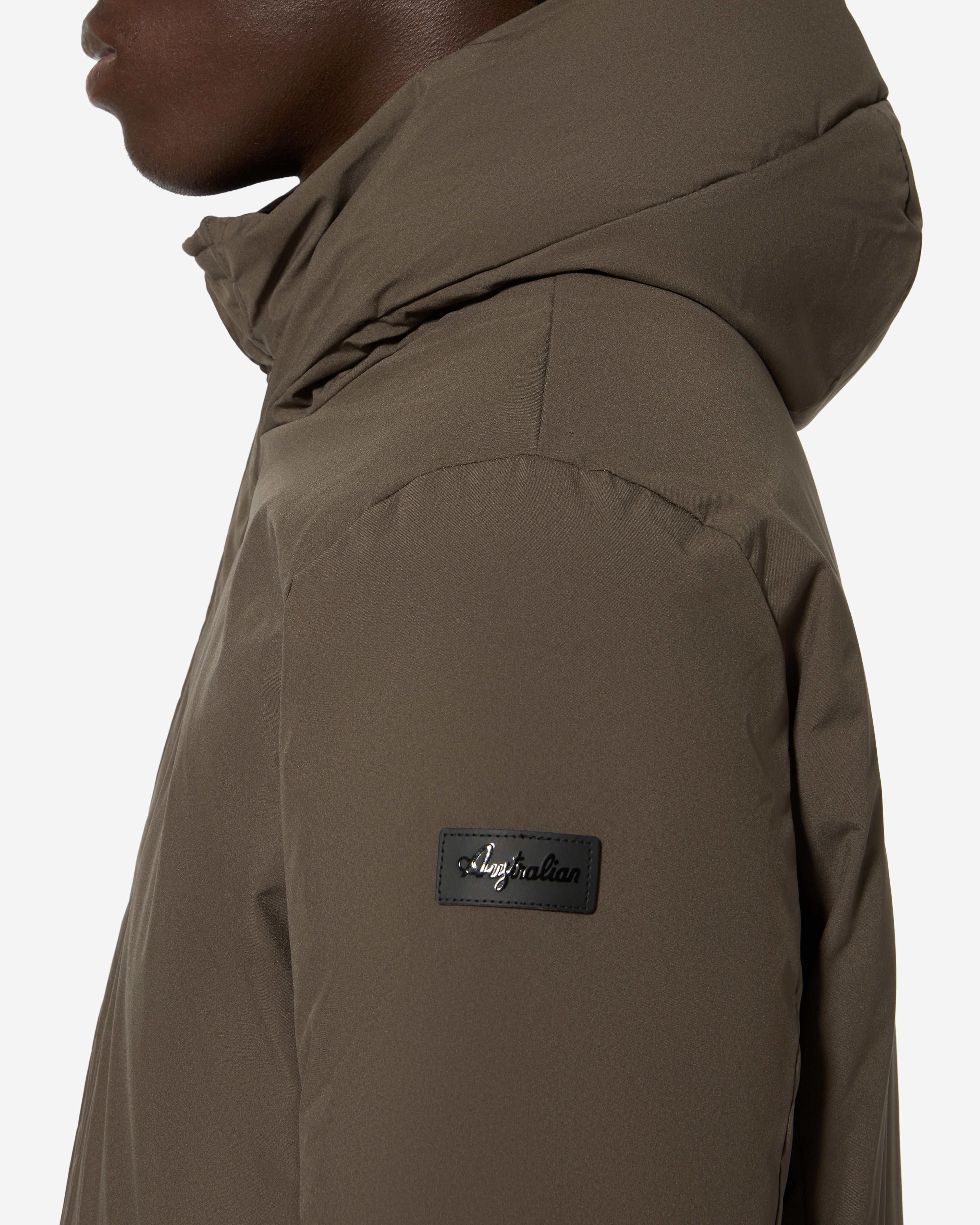 australian-soft-shell-jacket-con-cappuccio-deep-army image 5