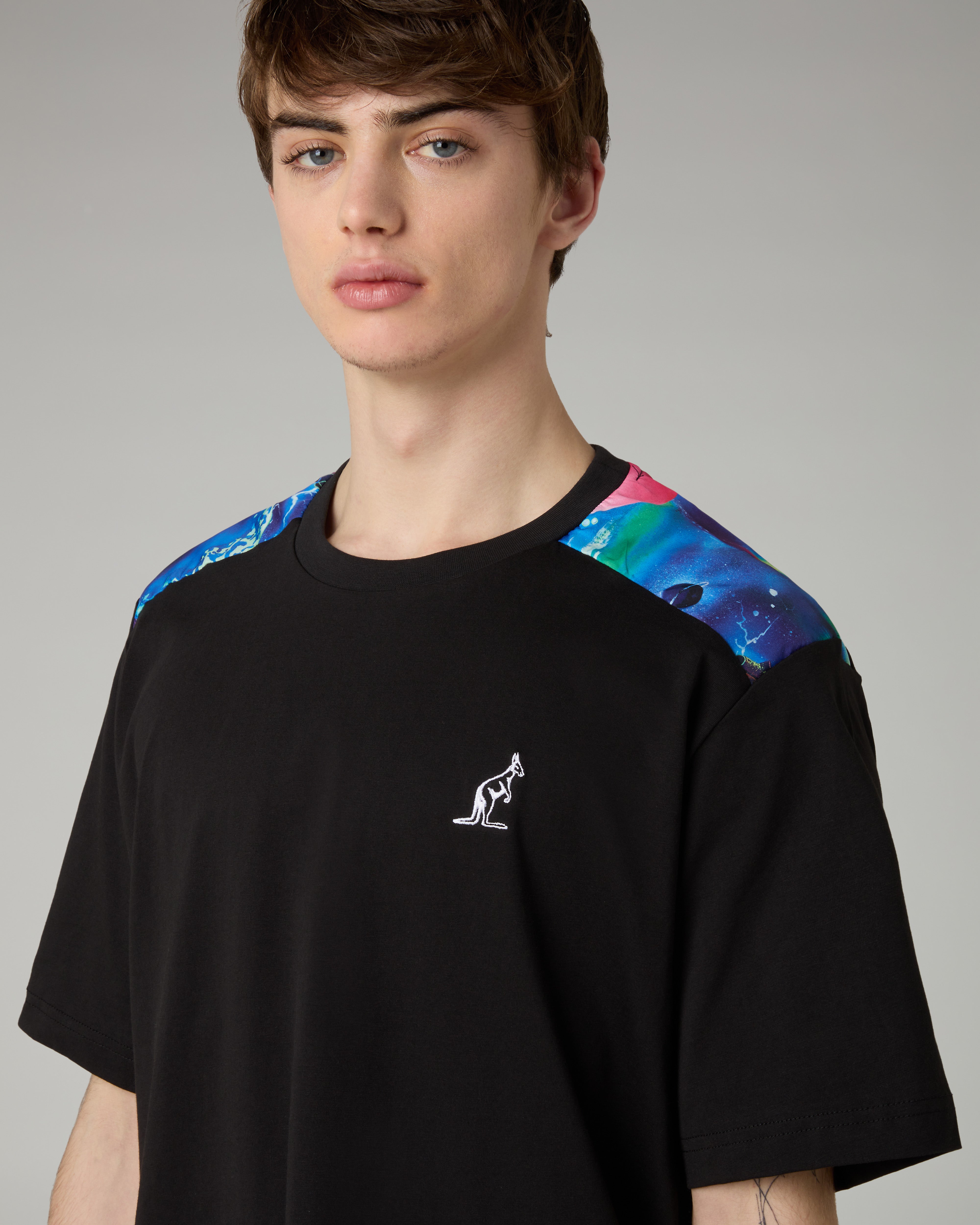 australian-planets-insert-t-shirt-nera-maglietta-cotone image 4
