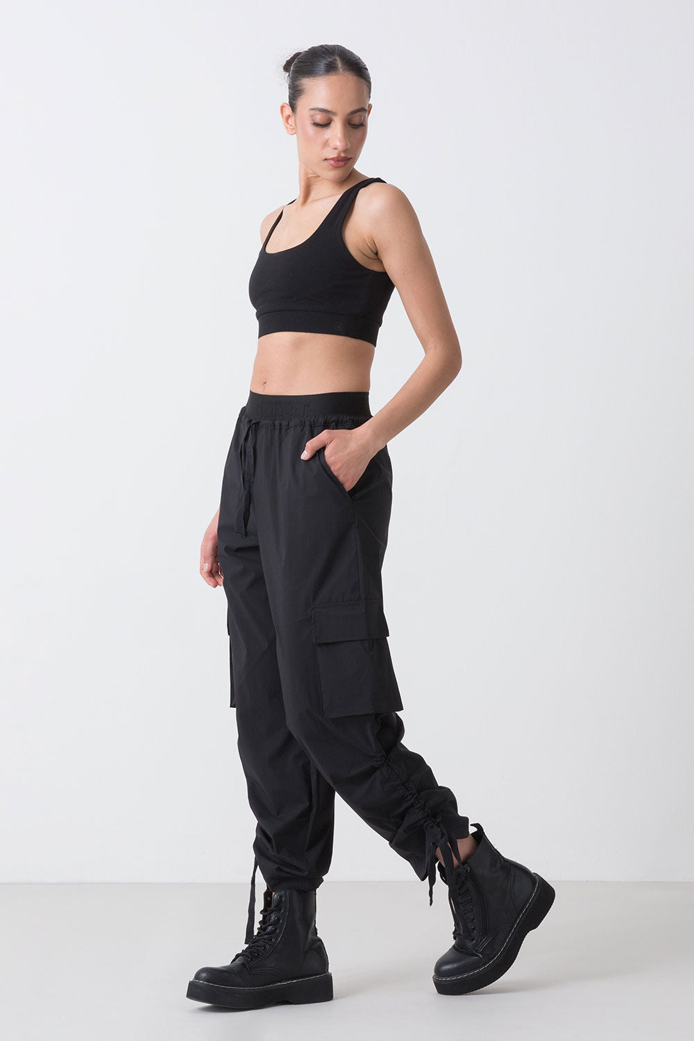 dimensione-danza-city-pantalone-cargo-in-popeline-di-cotone image 7