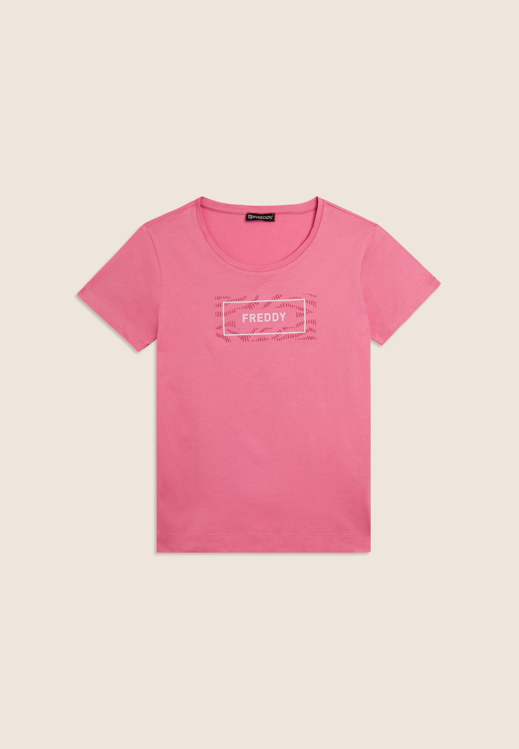 freddy-t-shirt-con-logo-su-grafica-ondulata-in-jersey-100-cotone image 5