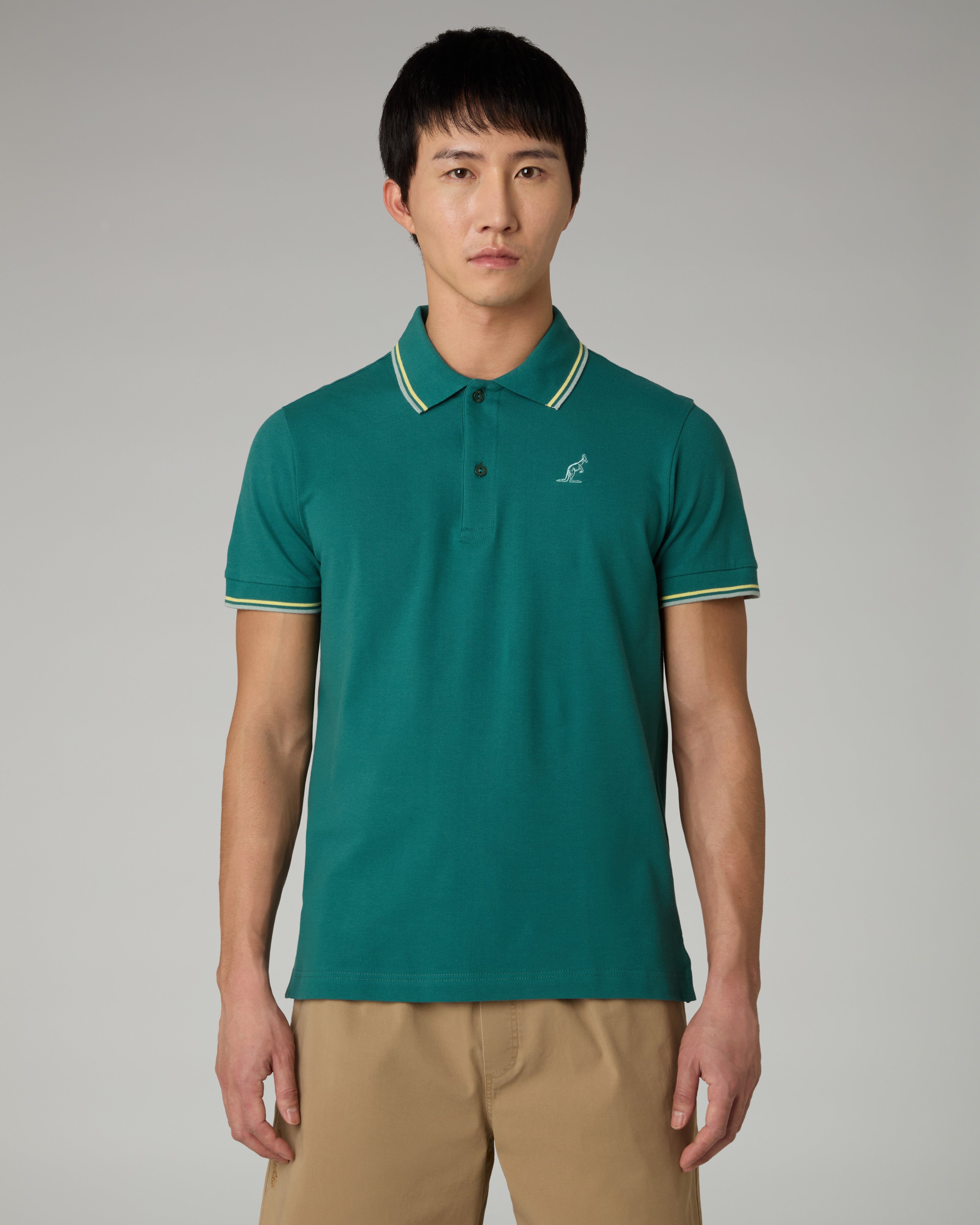 australian-stripes-polo-lsupo0004-polo-sportswear-piquet-giungla-slim-fit image 1