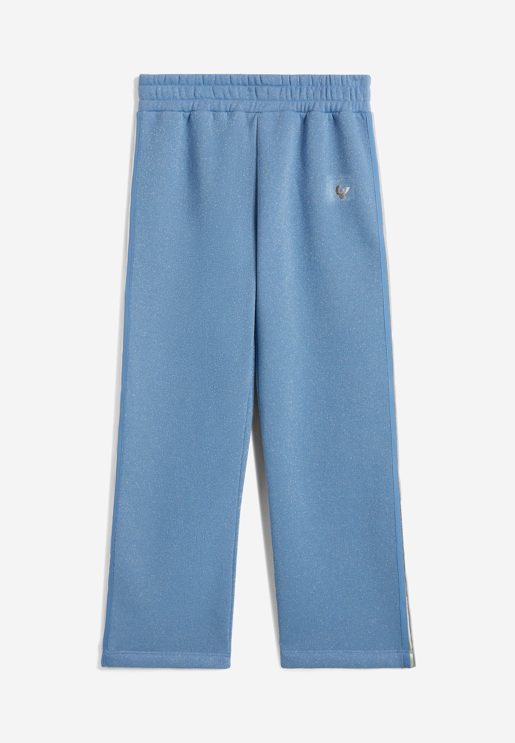 freddy-pantaloni-bambina-regular-gamba-dritta-in-cotone-e-lurex image 1