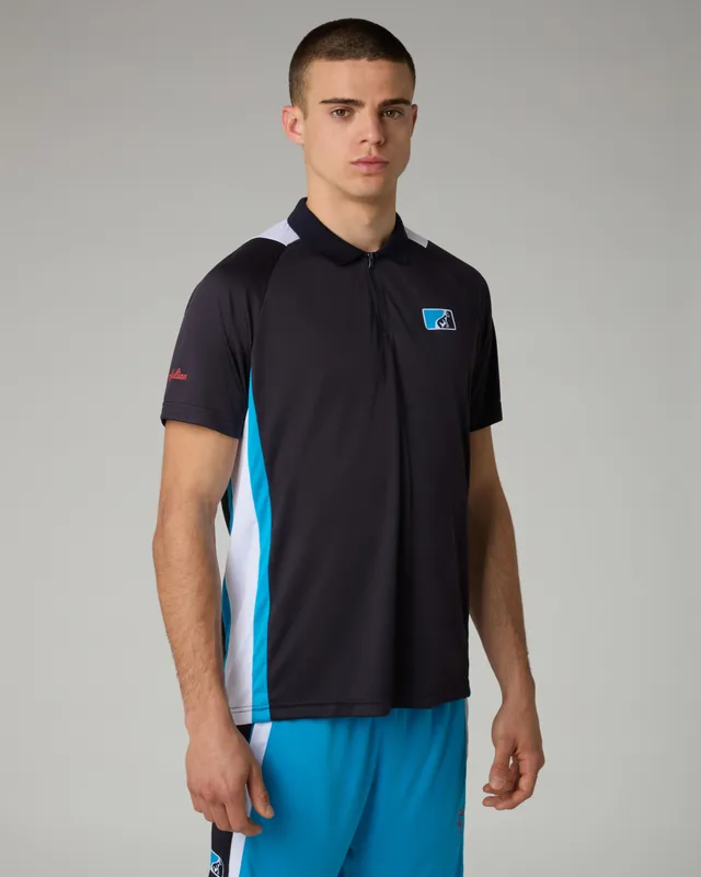 australian-league-polo-shirt-polo-tennis-blu-navy-traspirante image 1