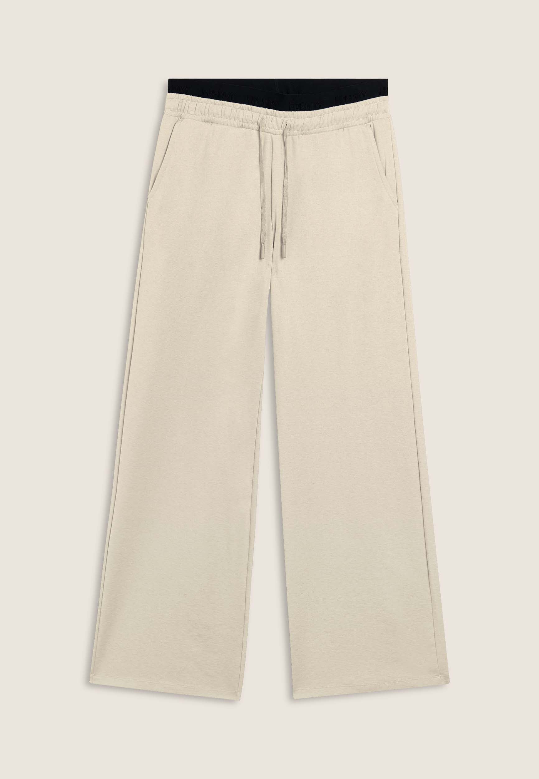 freddy-pantaloni-donna-oversize-in-felpa-con-ricamo image 5
