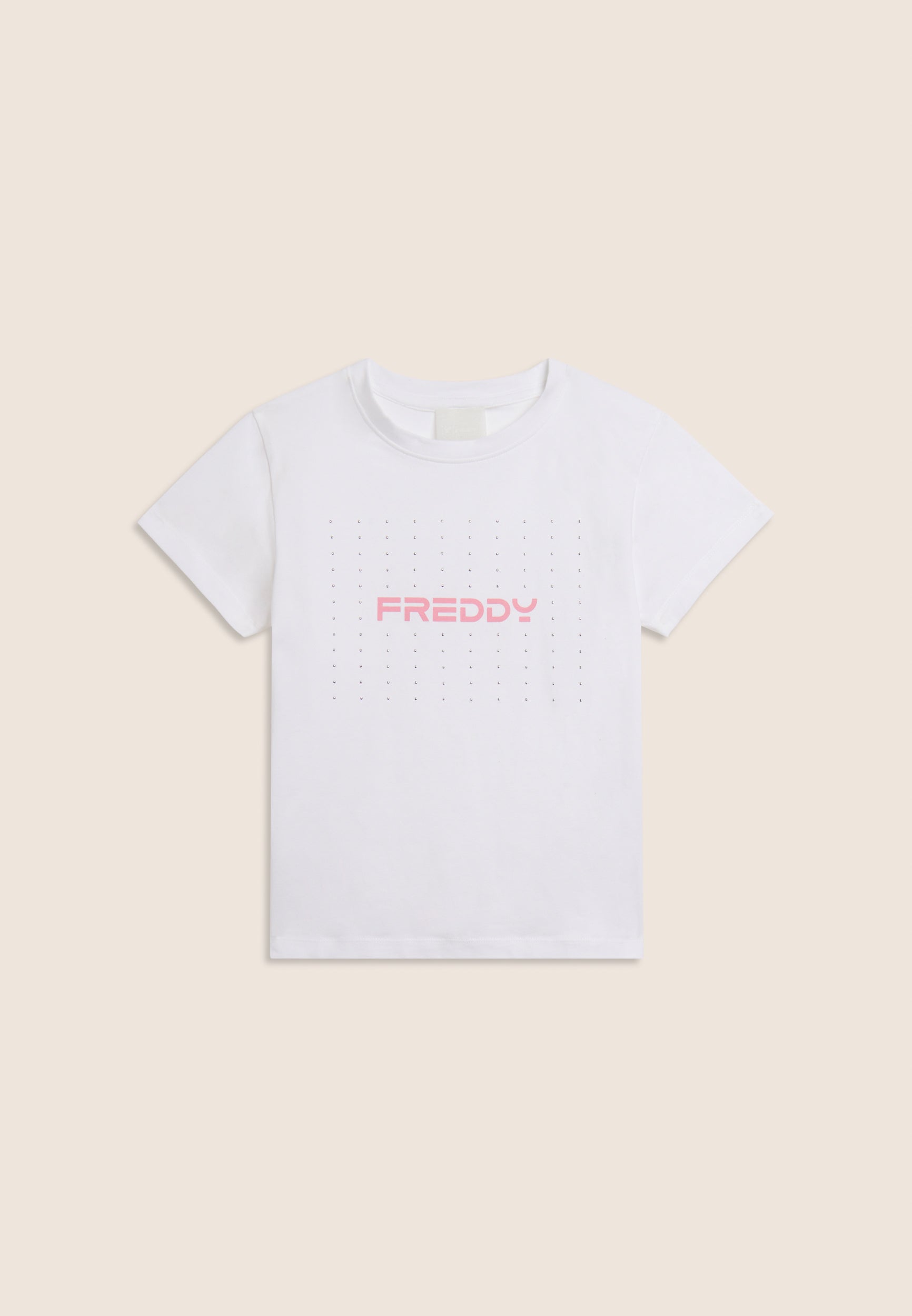 freddy-t-shirt-bambina-ragazza-jersey-logo-con-strass image 5